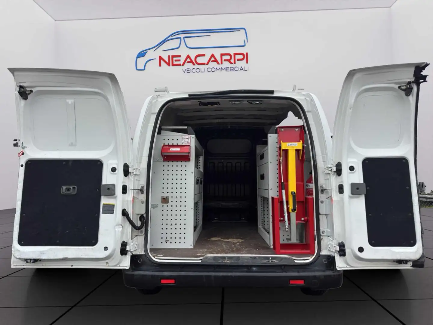Nissan E-NV200 VAN COURIER 42kWh AUTONOMIA 250 ALLESTITO OFFICINA Bianco - 2