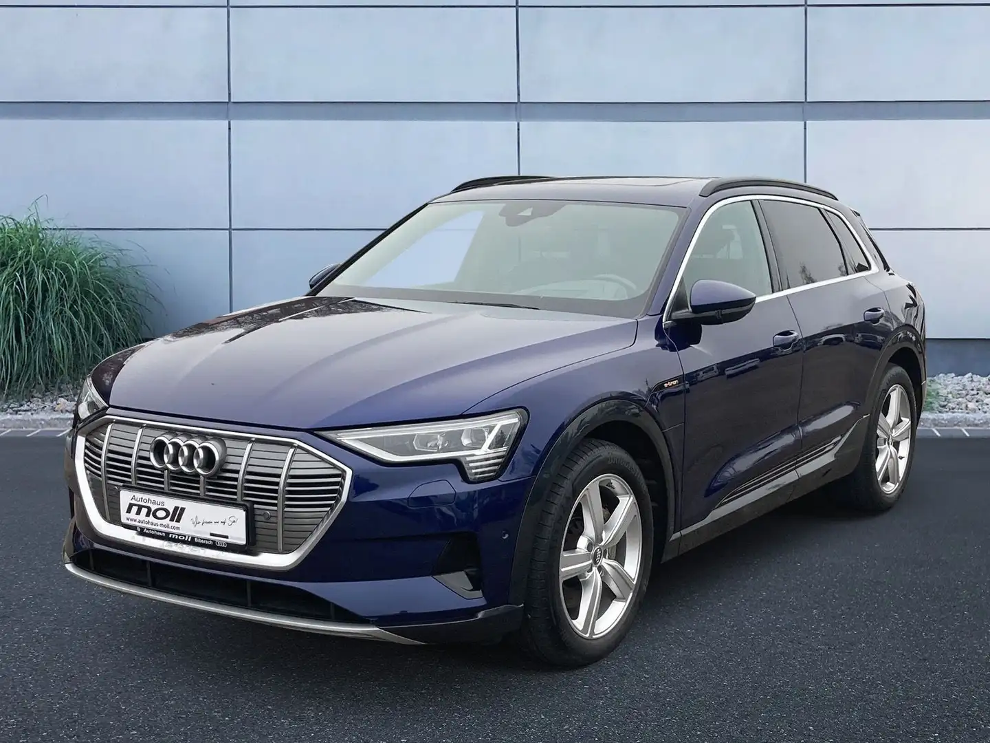Audi e-tron 55 quattro advanced 300(408) kW(PS) Aut. Blau - 1