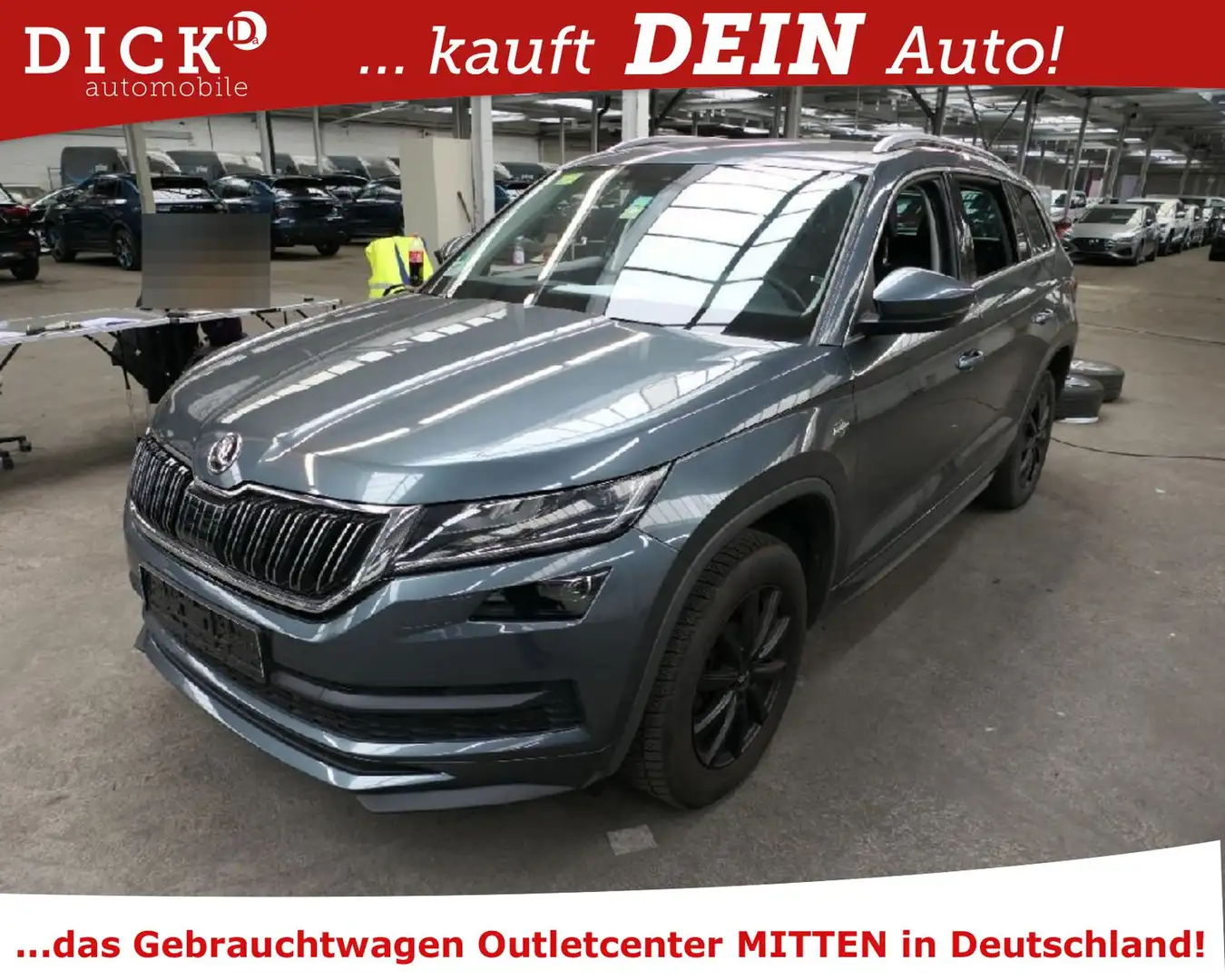 Skoda Kodiaq 2.0d DSG L&K LED/ACC/NAVI/STANDHZ/AHK/8Fa Grau - 1