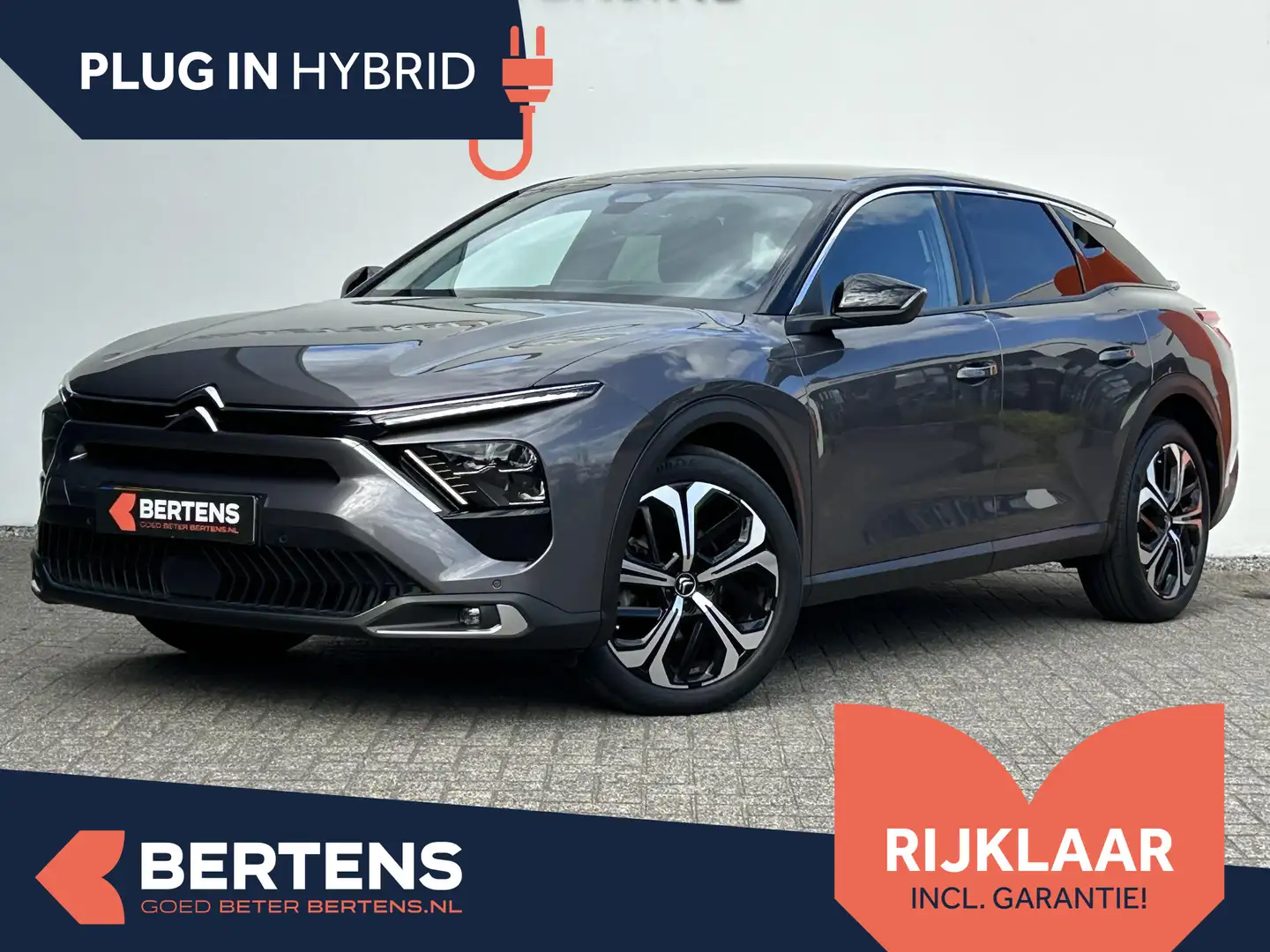 Citroen C5 X 1.2 PT 130 Business Plus Aut. | Lederen bekleding Grijs - 1