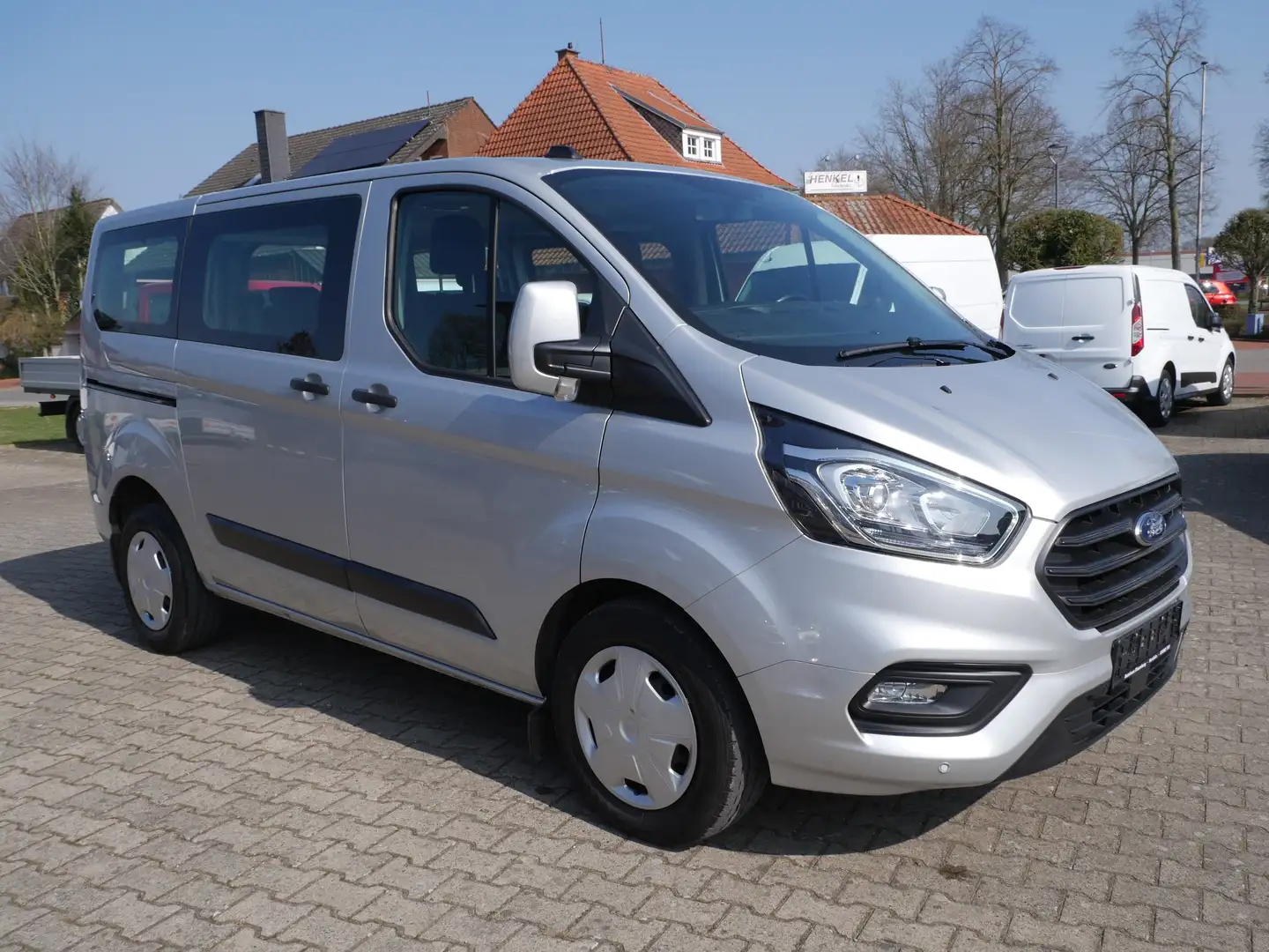 Ford Transit Custom Hybrid, 1. Hand, Klima,Shz,ACC,Standheiz,BT,DAB Argent - 1