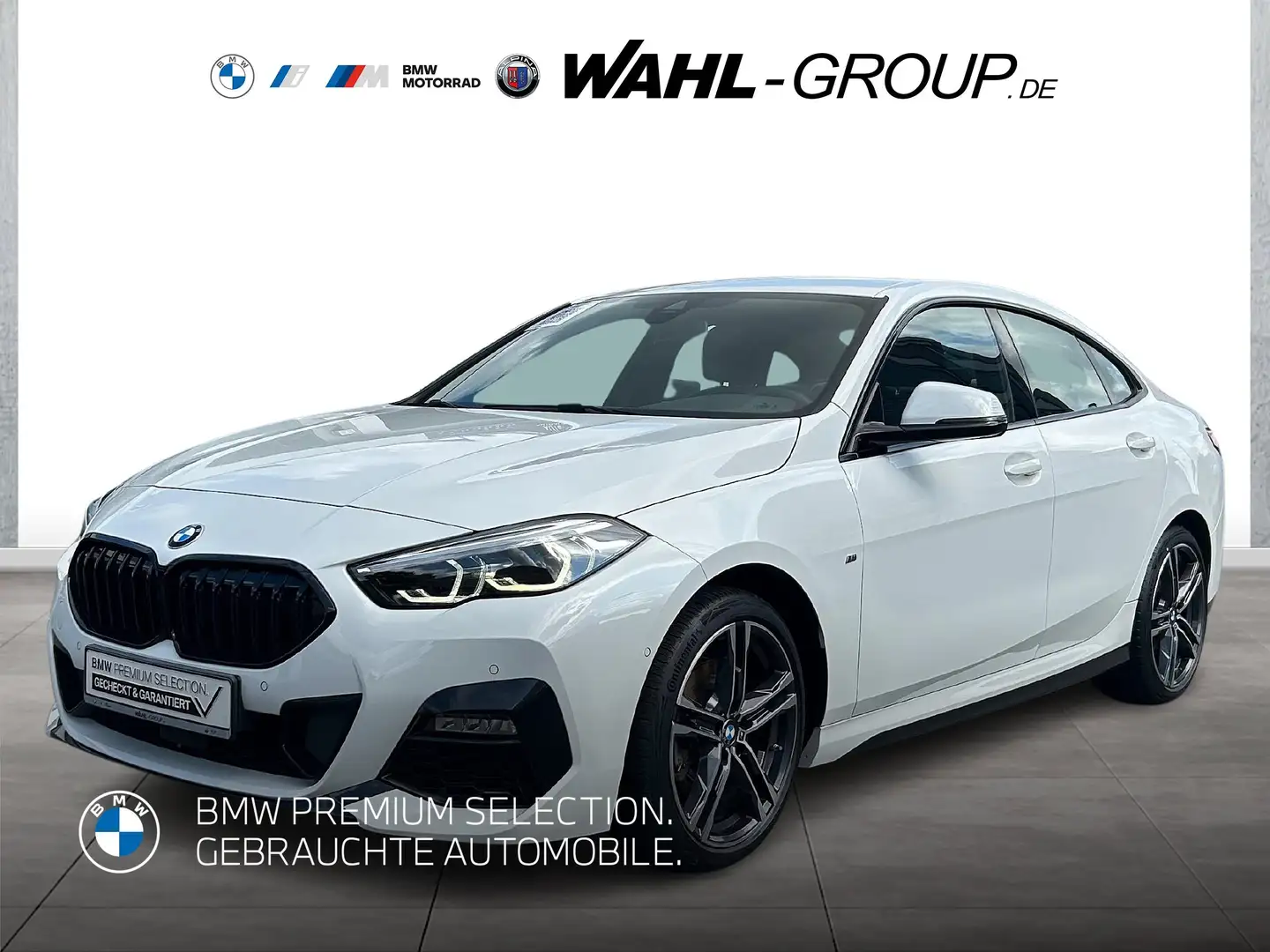 BMW 218 i Gran Coupé M Sport Navi LED HiFi  PDC SHZ Weiß - 1
