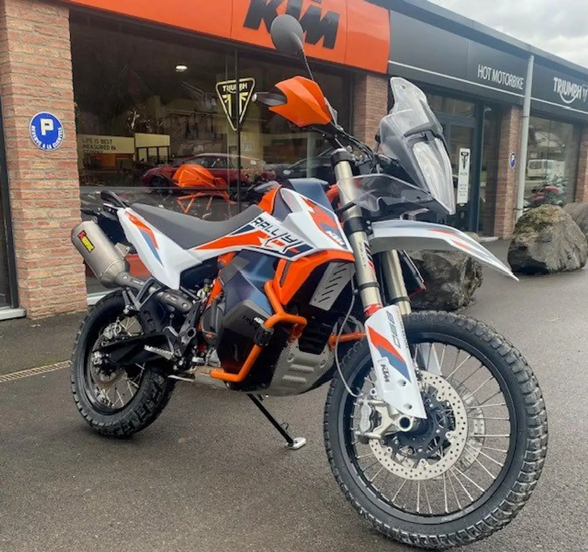 KTM 890 Adventure R Rally 2021 Blanc - 2