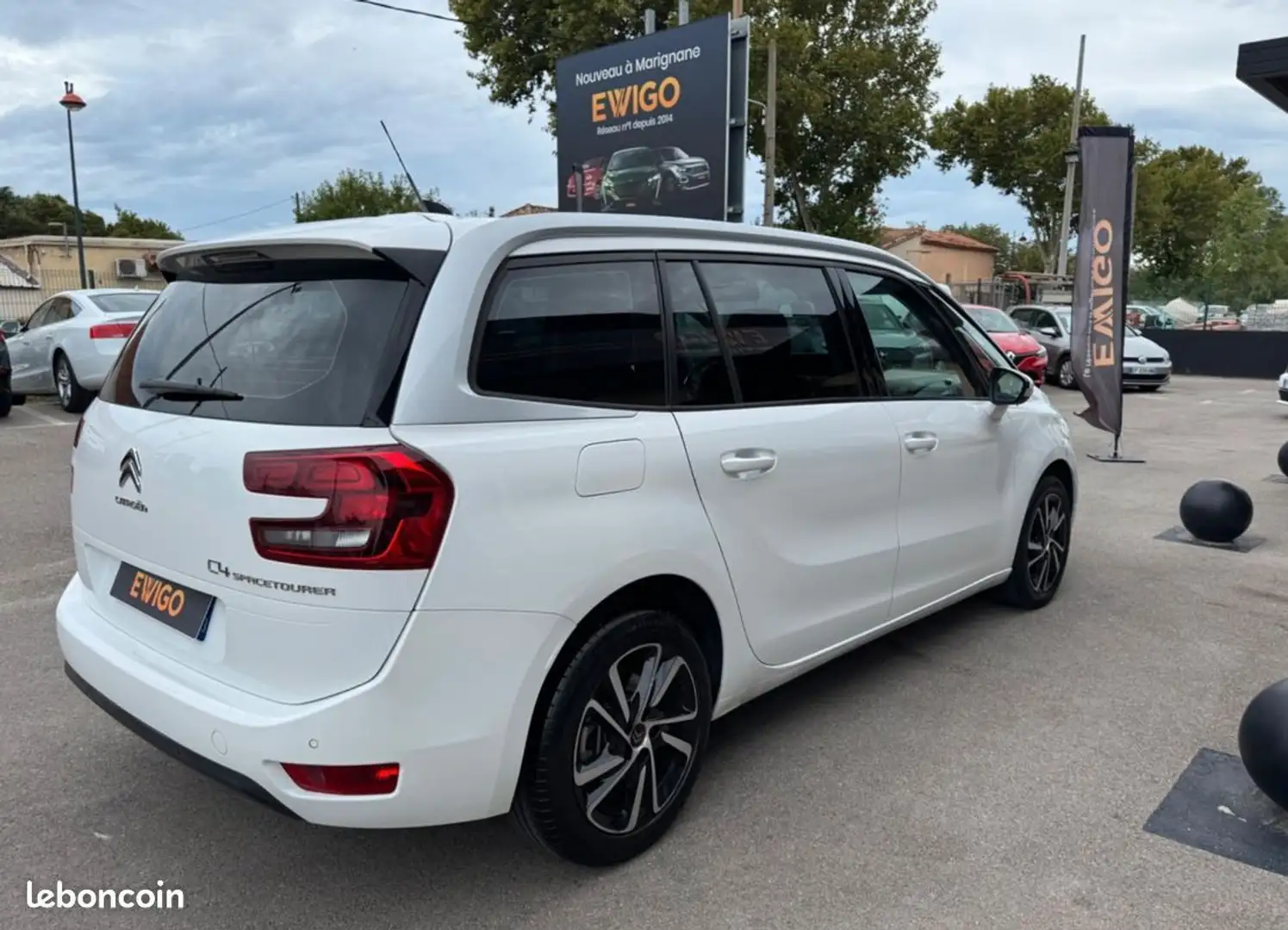 Citroen C4 Picasso grand spacetourer bluehdi 120ch s&s business eat6 7 places Weiß - 2