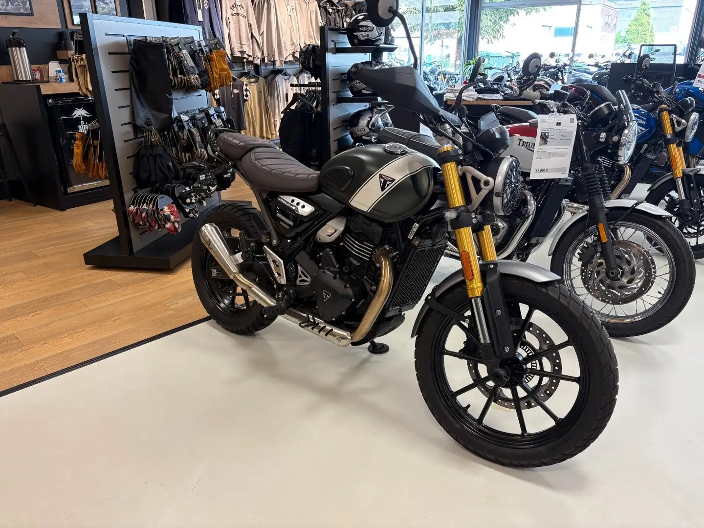 Triumph Scrambler 400 X Werksgarantie Verde - 1
