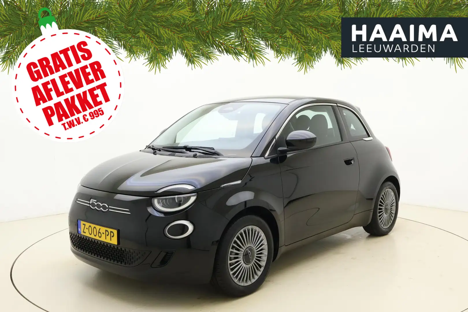 Fiat 500 3+1 Urban 24 kWh | Navigatie | Stoelverwarming | L Noir - 1