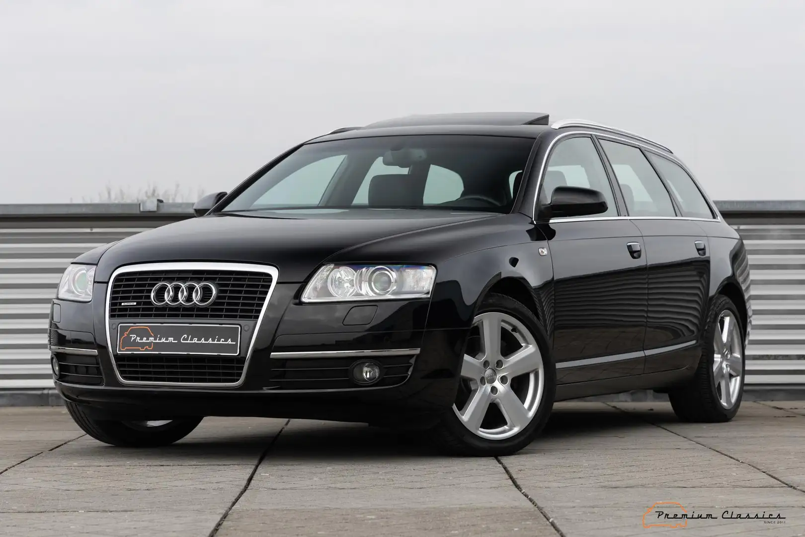 Audi A6 Avant 3.2 FSI quattro Pro Line | 80.000KM | S-Line Zwart - 1