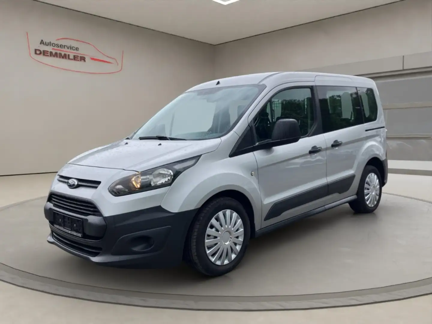 Ford Transit Connect Kombi 1.6 TDCi, Klima,Trenngitter,RC MP3 Silber - 1