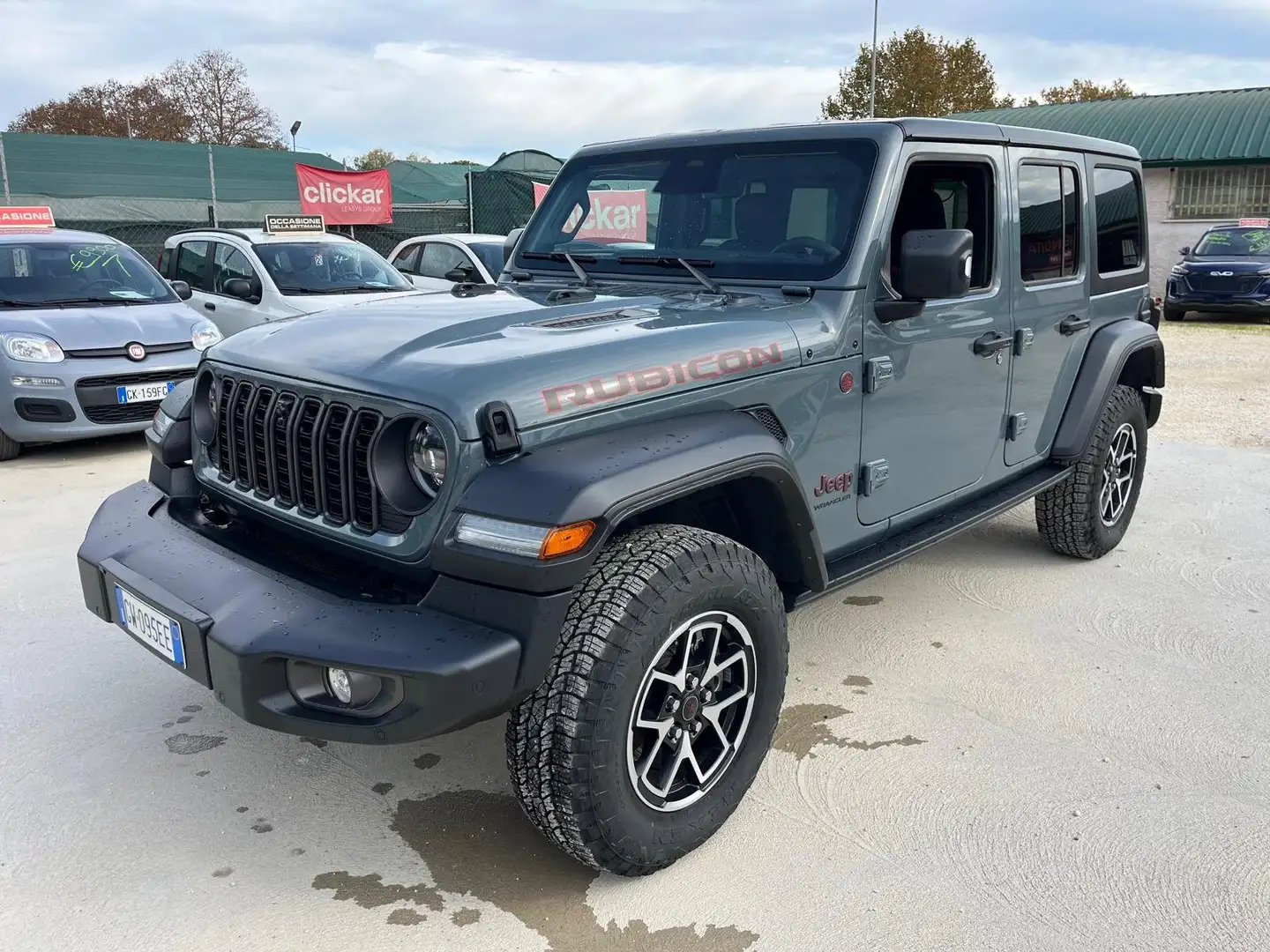 Jeep Wrangler Unlimited 2.0 turbo Sahara auto - NO VINCOLI FIN. Gris - 1