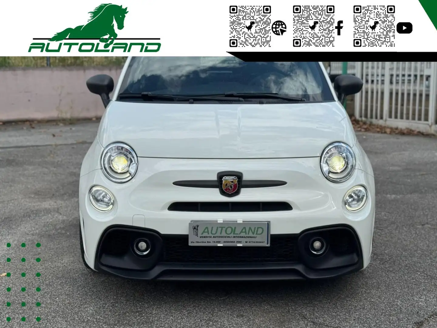 Abarth 695C Comp.tz Cabrio1.4Turbo<180 CV Sabelt Scarico Monza Blanc - 2