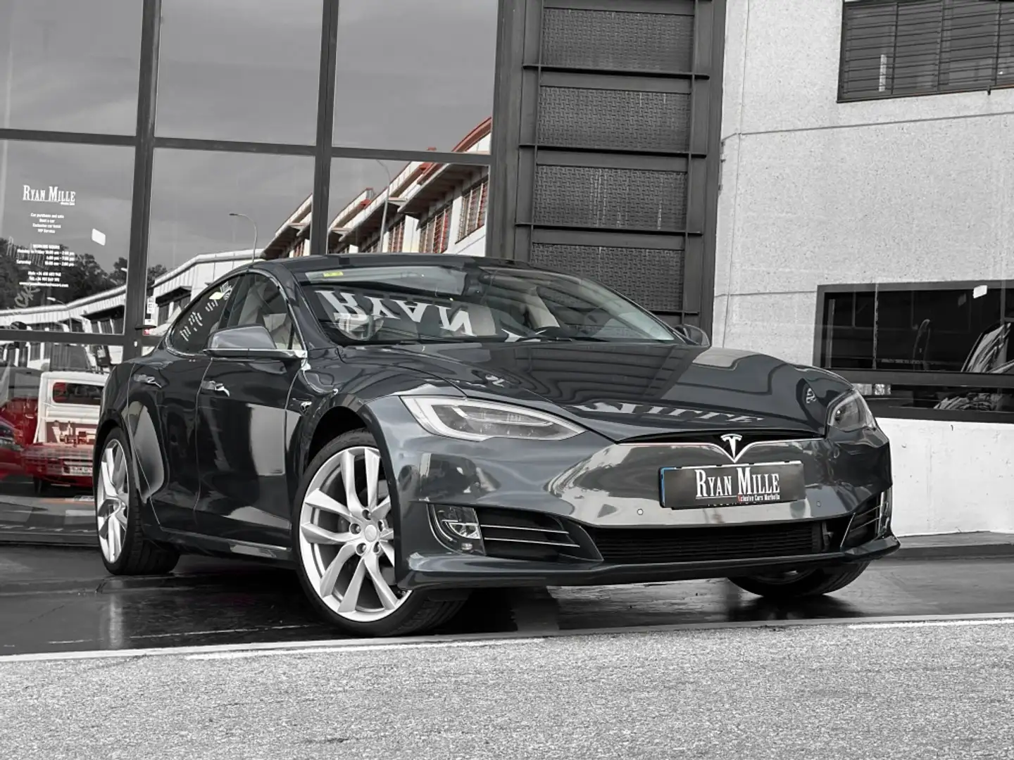 Tesla Model S 100D Gris - 1