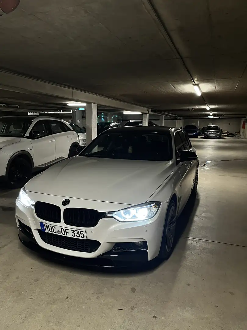 BMW 335 f30 Deutsches Auto Weiß - 2