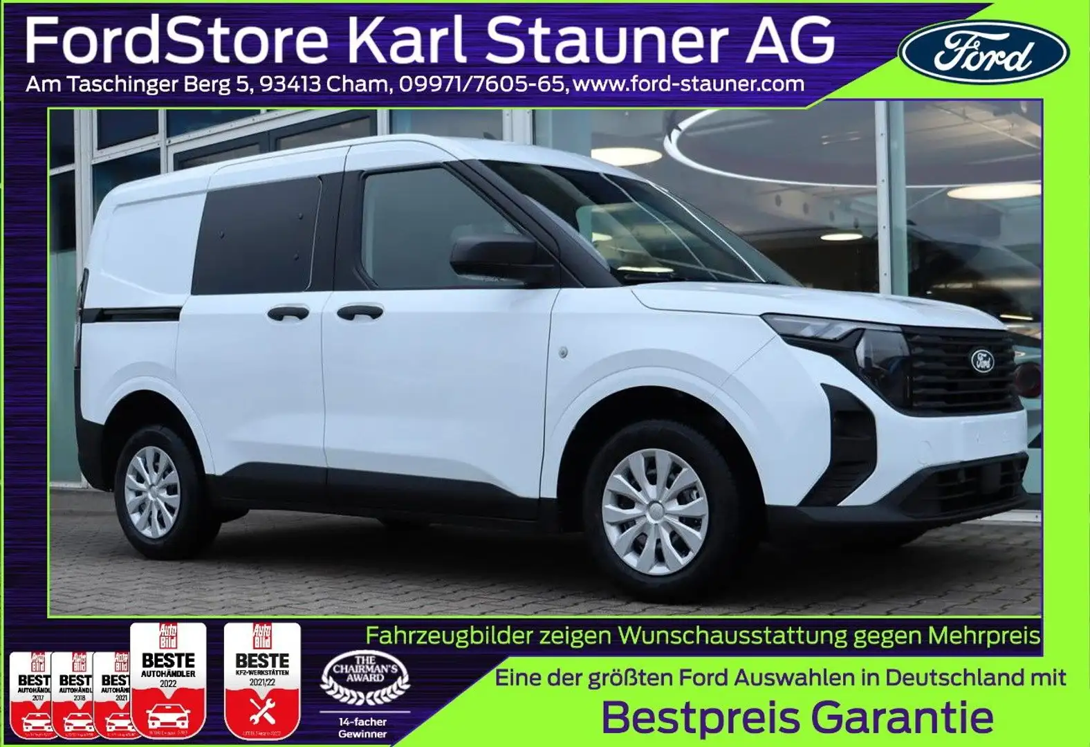 Ford Transit Courier Trend 1.0 Doppelkabine N1 Bianco - 1