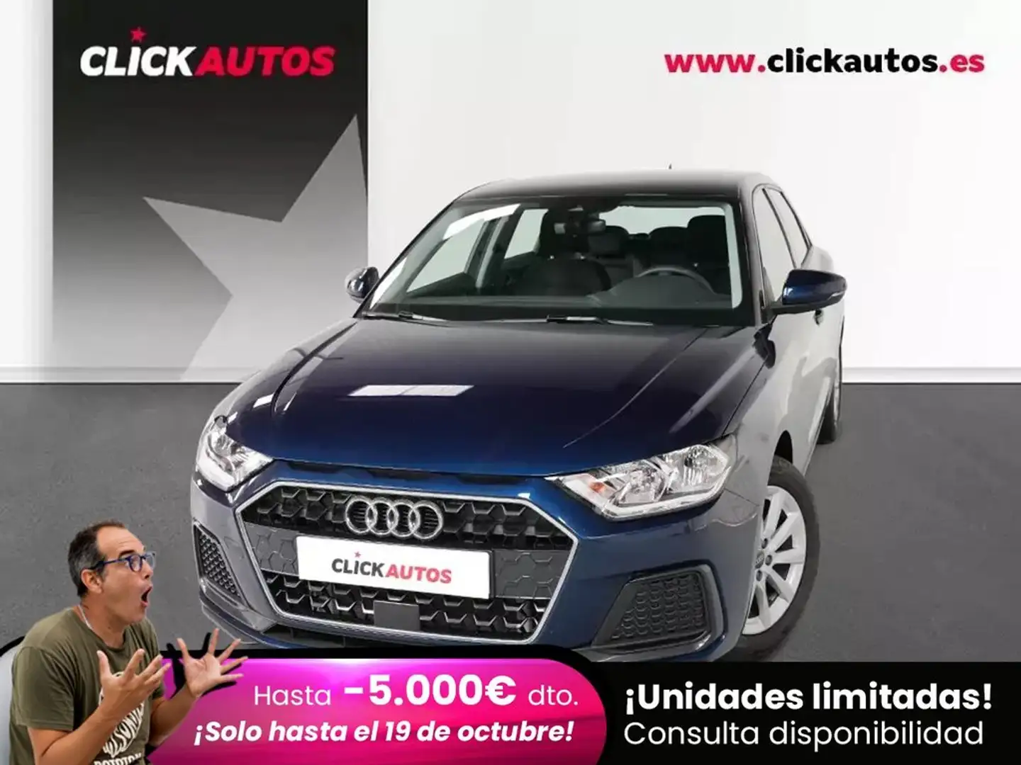 Audi A1 TFSI 116CV Advanced Bleu - 1