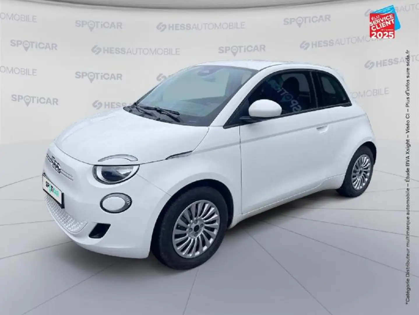 Fiat 500e e 95ch Action Blanc - 1