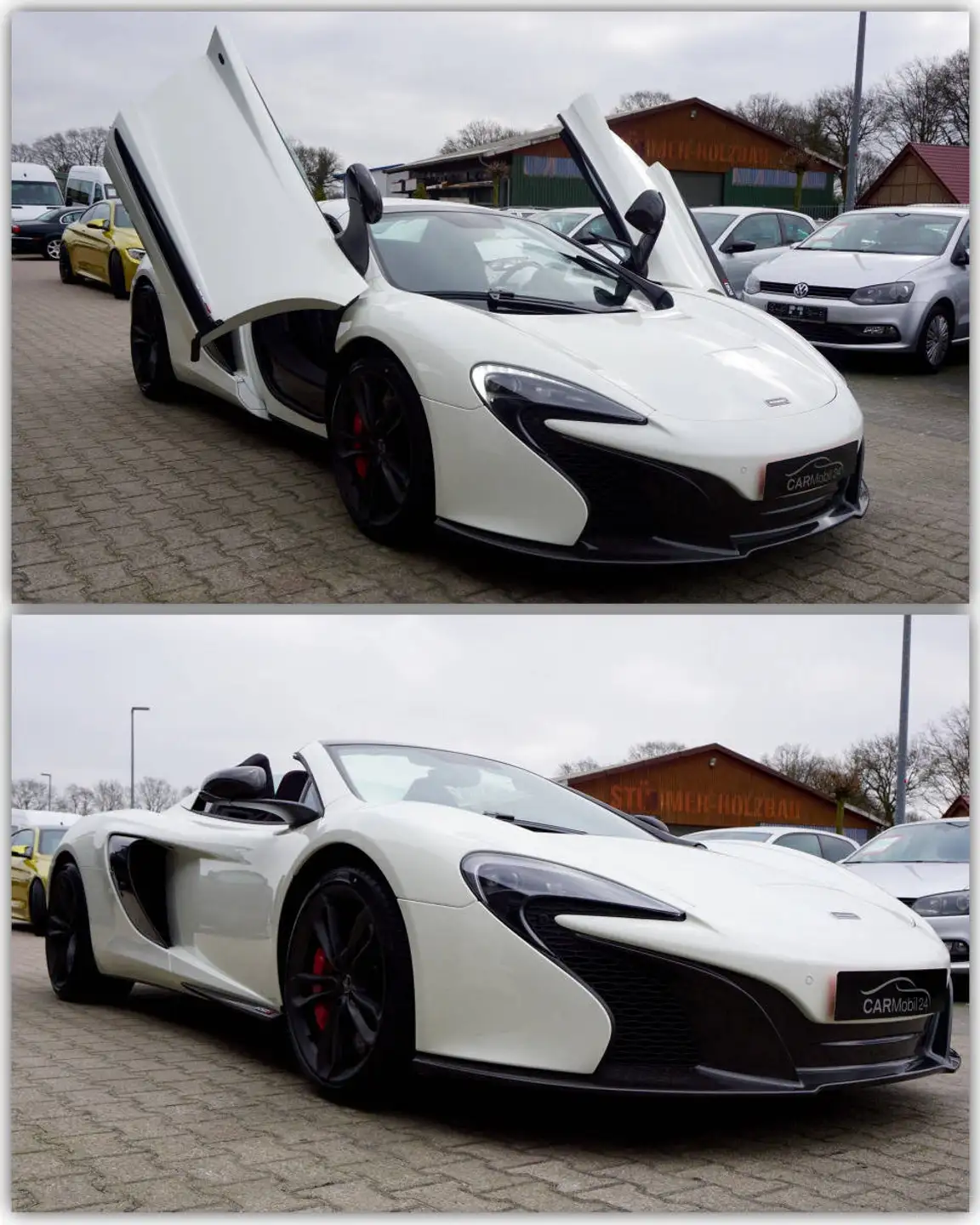 맥라렌 McLaren 650 Sport Spider 2015 흰색 사진 6