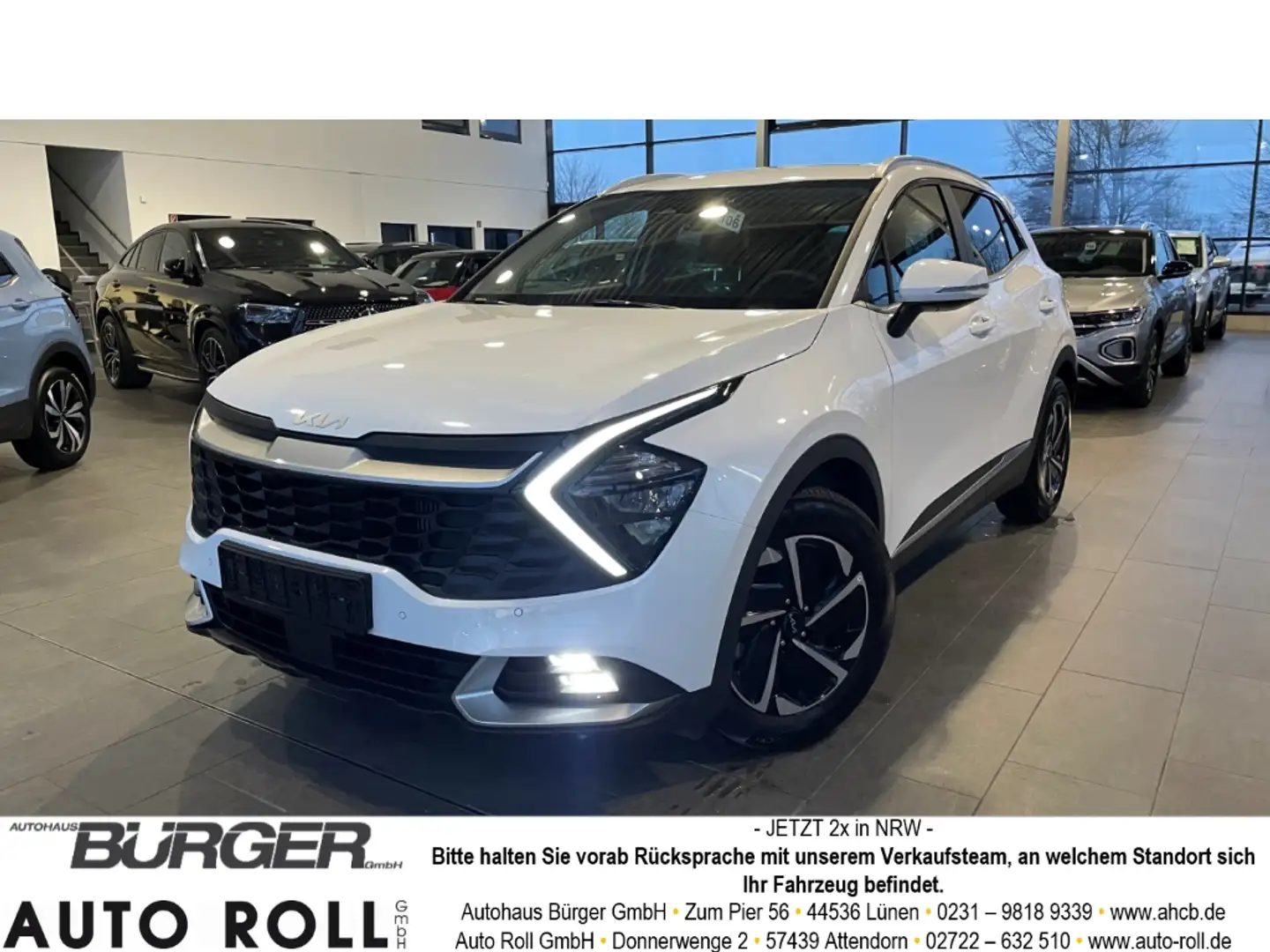 Kia Sportage Vision 1.6 AHK Navi Kamera ACC LED CarPlay Digital Weiß - 1