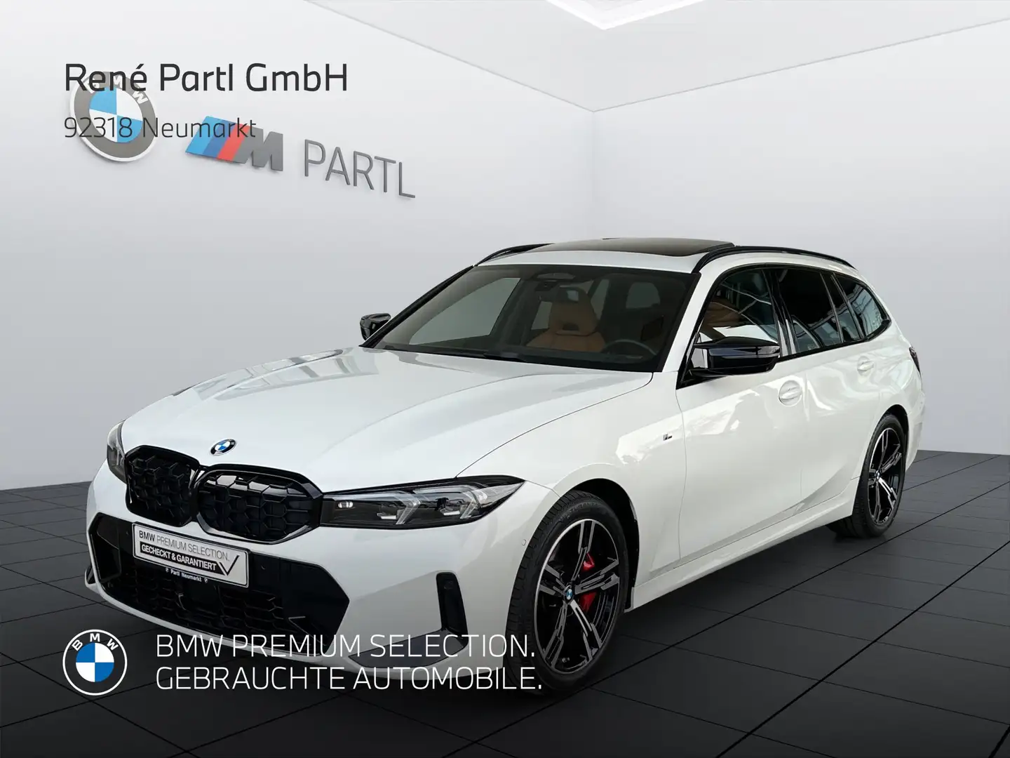 BMW 340 M340d xDrive Touring ACC 360° PANO AHK HUD Weiß - 1