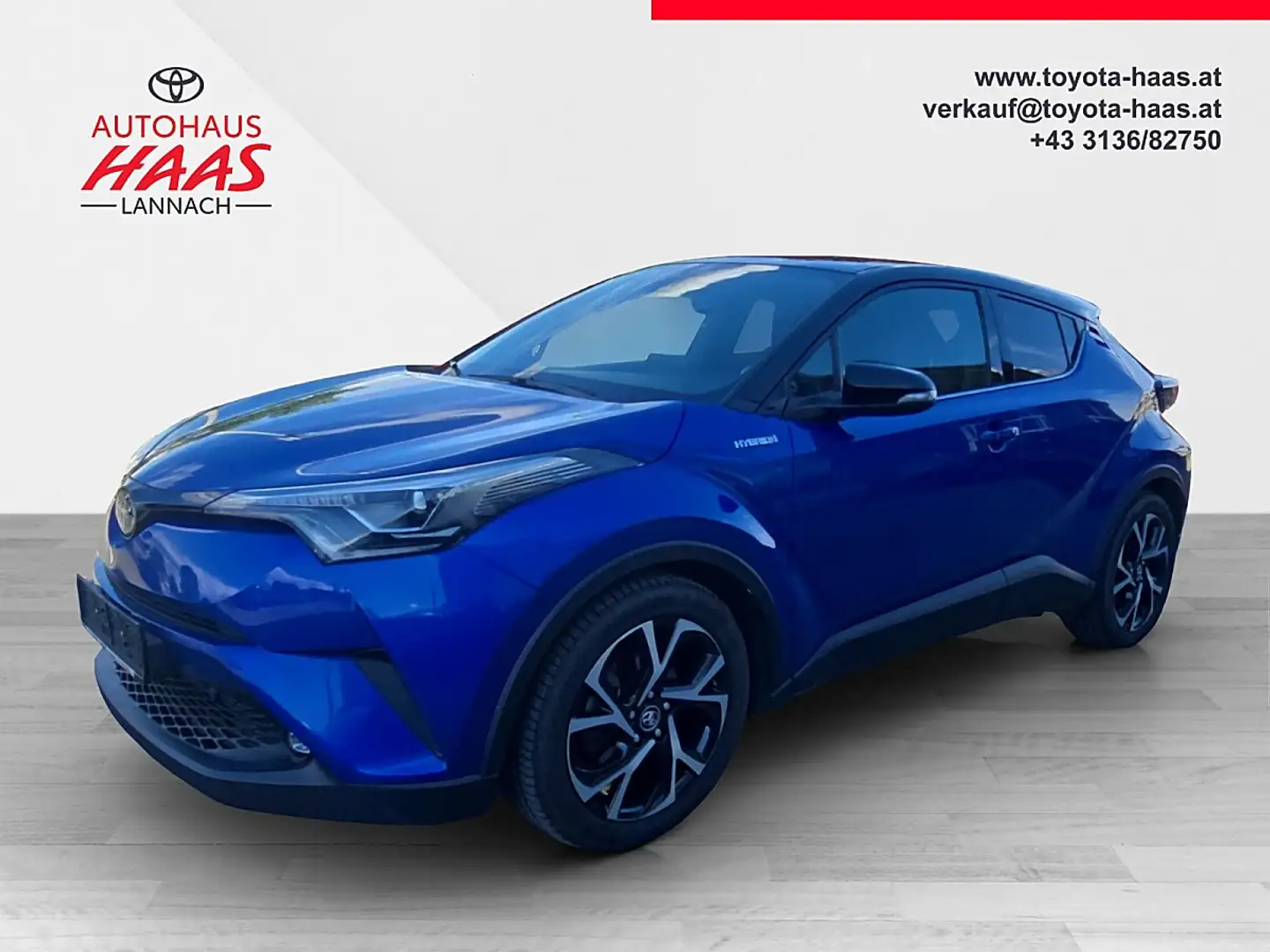 Toyota C-HR 1,8 Hybrid C-ULT CVT+DAP+Tech Blau - 1