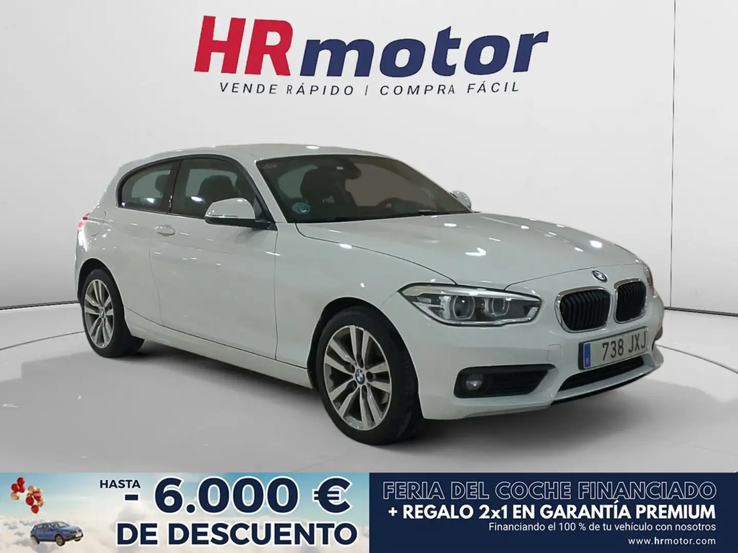 BMW 116 d Advantage Blanc - 1