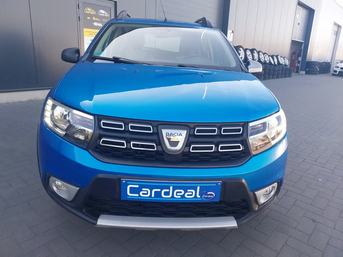Dacia Sandero 1.0i SCe (EU6.2)/AIRCO/BLUETOOTH/GARANTIE.12.MOIS/ Bleu - 2