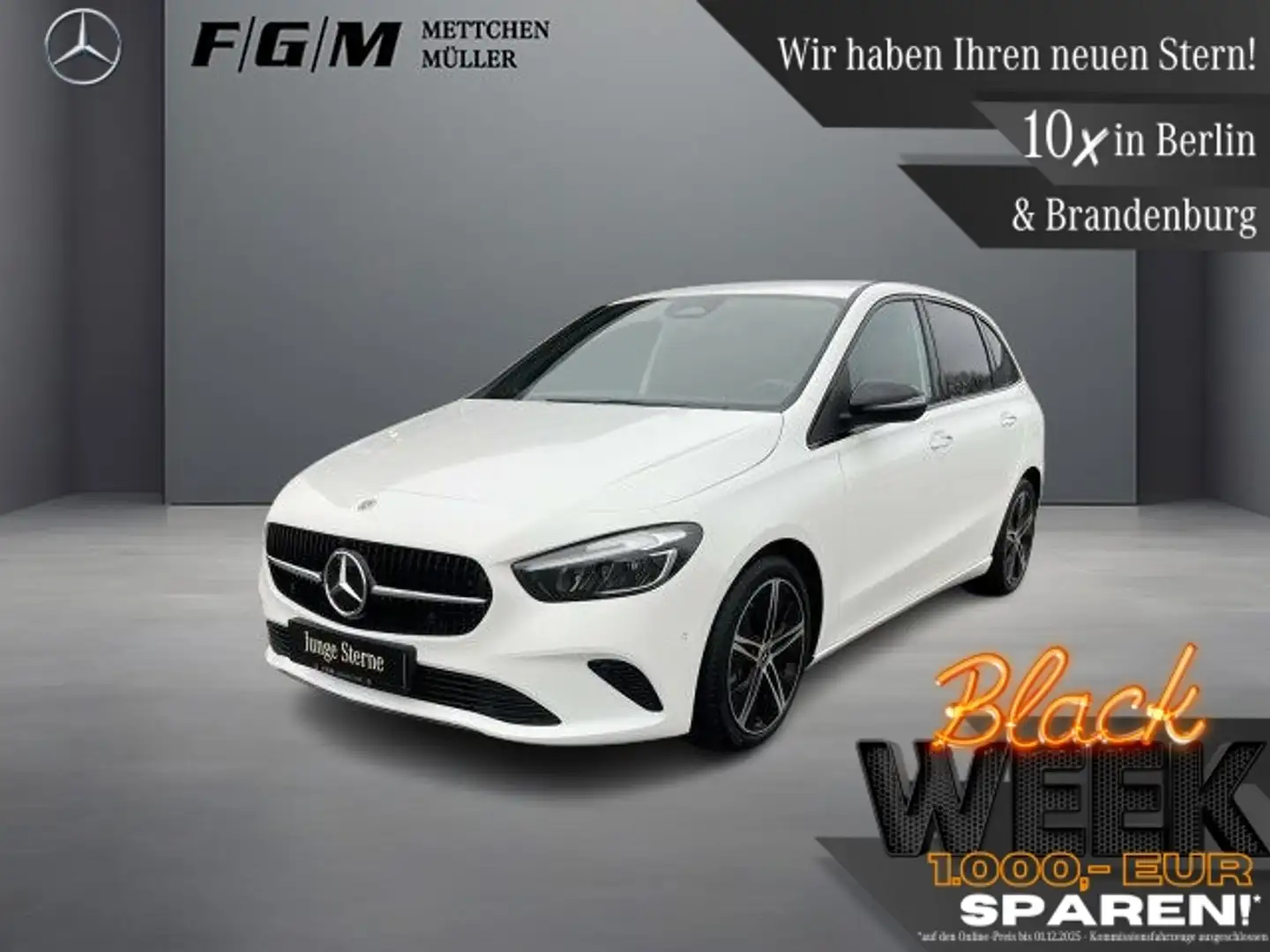Mercedes-Benz B 220 4M Progressive Burm|KeyGo|TWA|Night|Sitzhz Weiß - 1