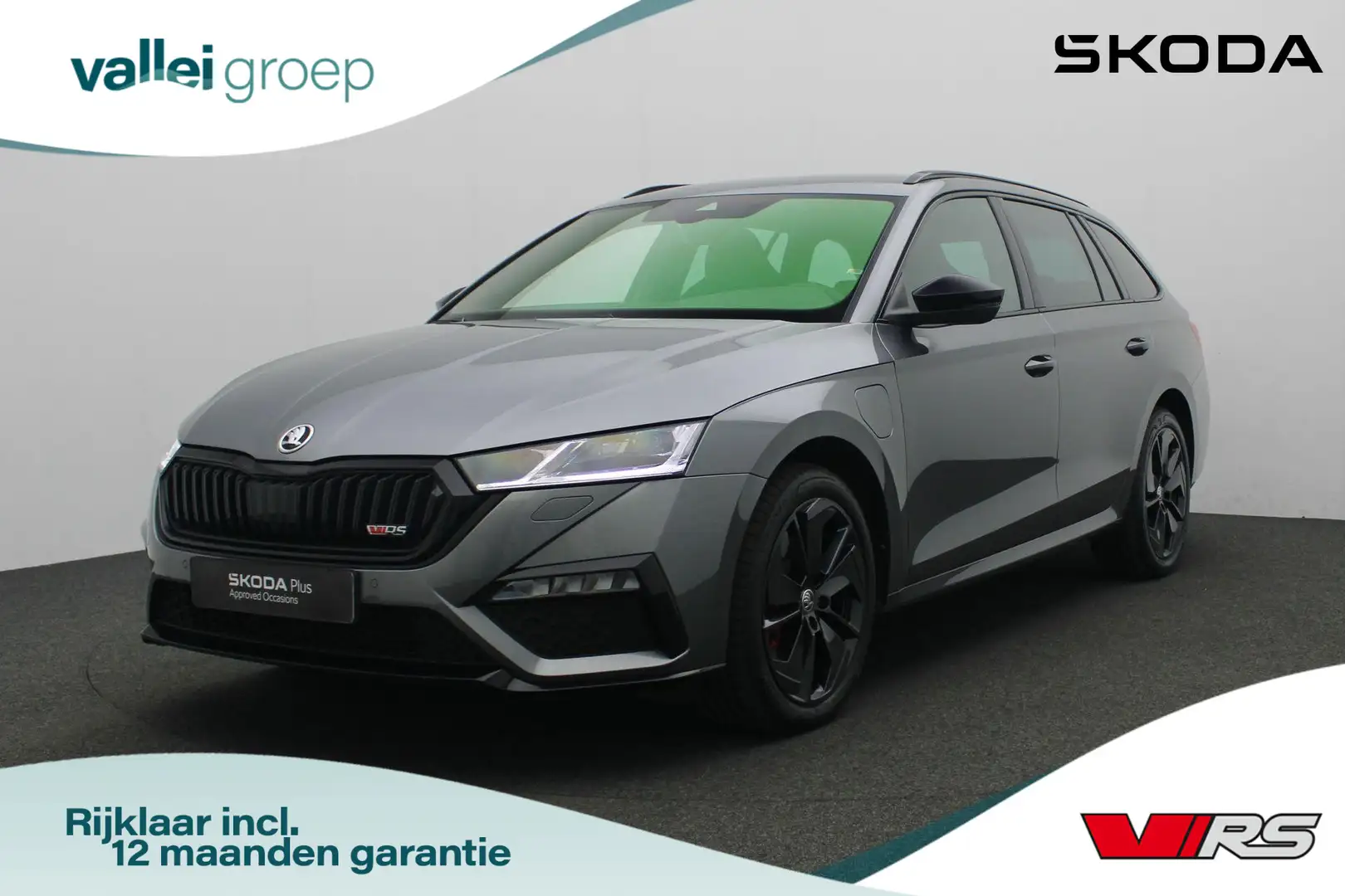 Skoda Octavia Combi 1.4 TSI 245 pk DSG RS iV PHEV Business | Tre Grijs - 1