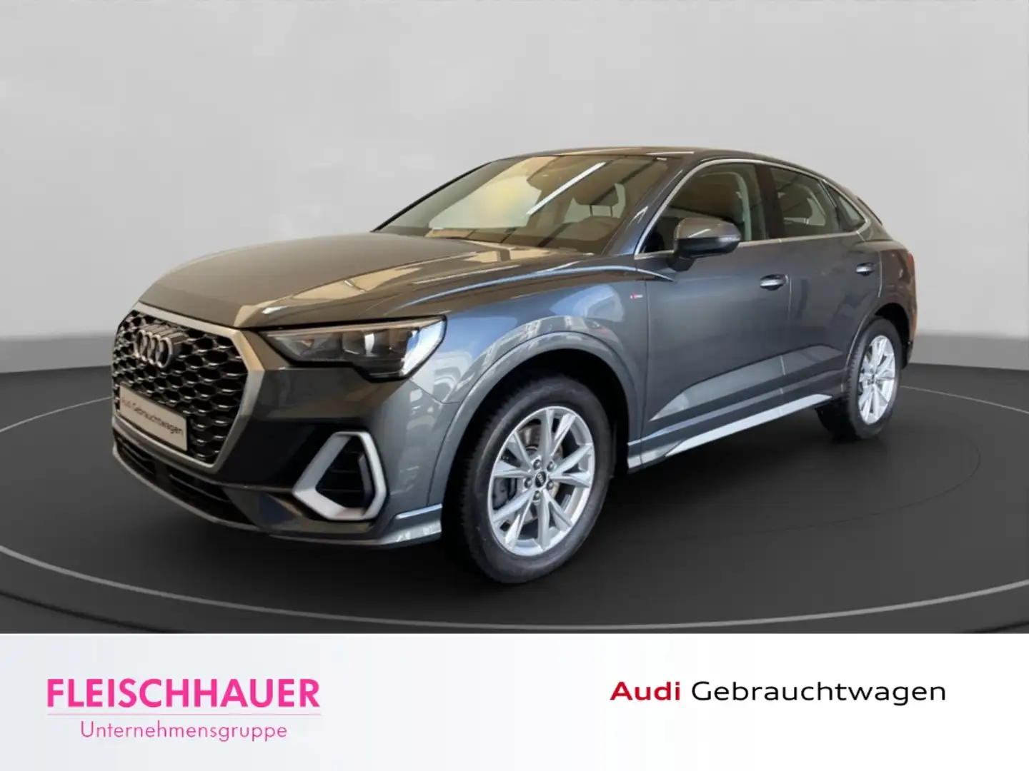 Audi Q3 Sportback 40 TFSI quattro S line Navi Digitales Co Grijs - 1