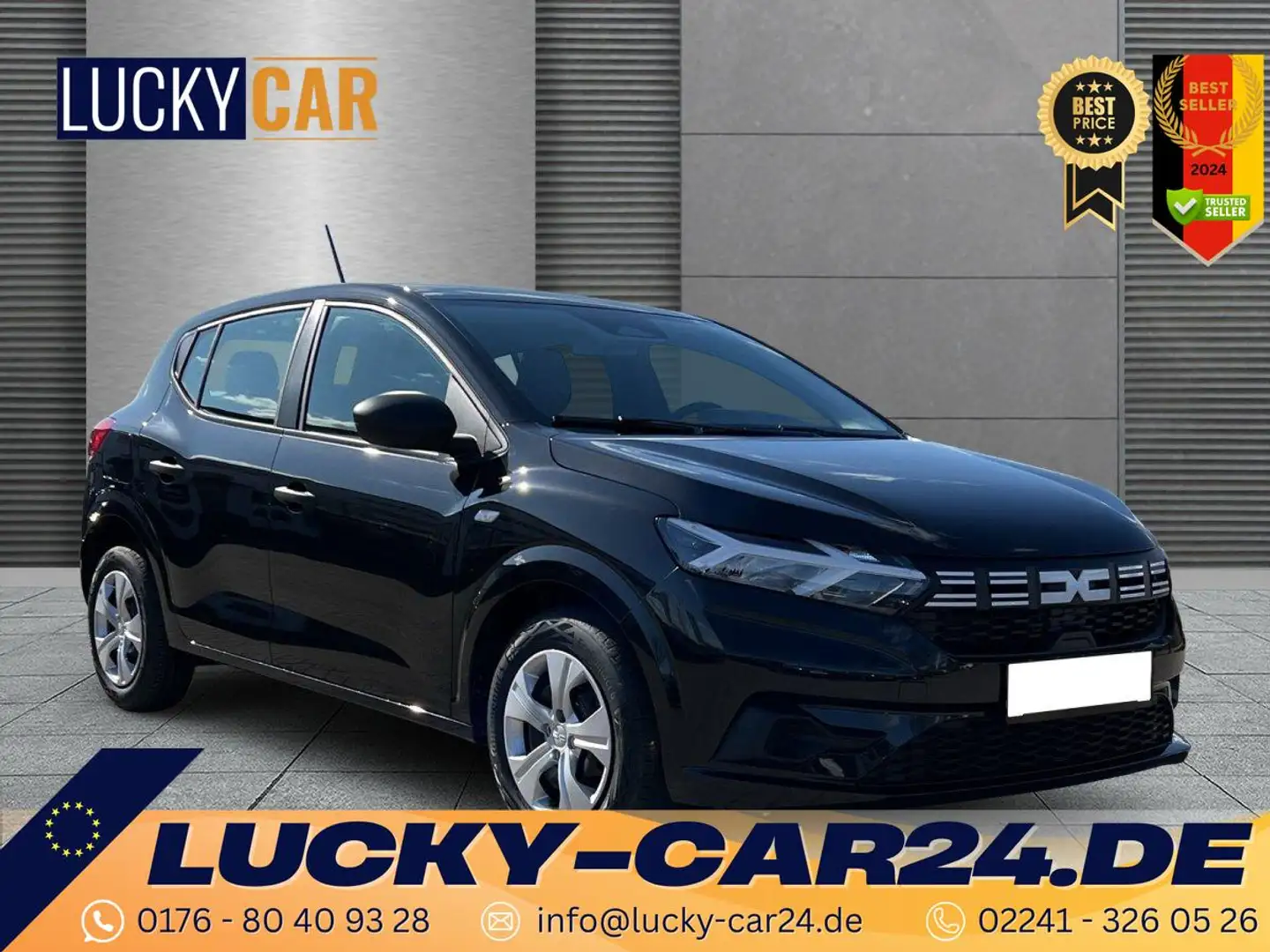Dacia Sandero Essential+Klima+PDC+LED SCe 65 49 kW (67 PS), S... Schwarz - 1