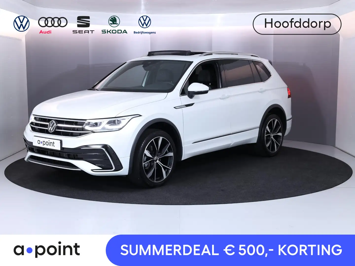 Volkswagen Tiguan Allspace 1.5 TSI R-Line Business 7p. 150 pk Automaat (DSG) Wit - 1