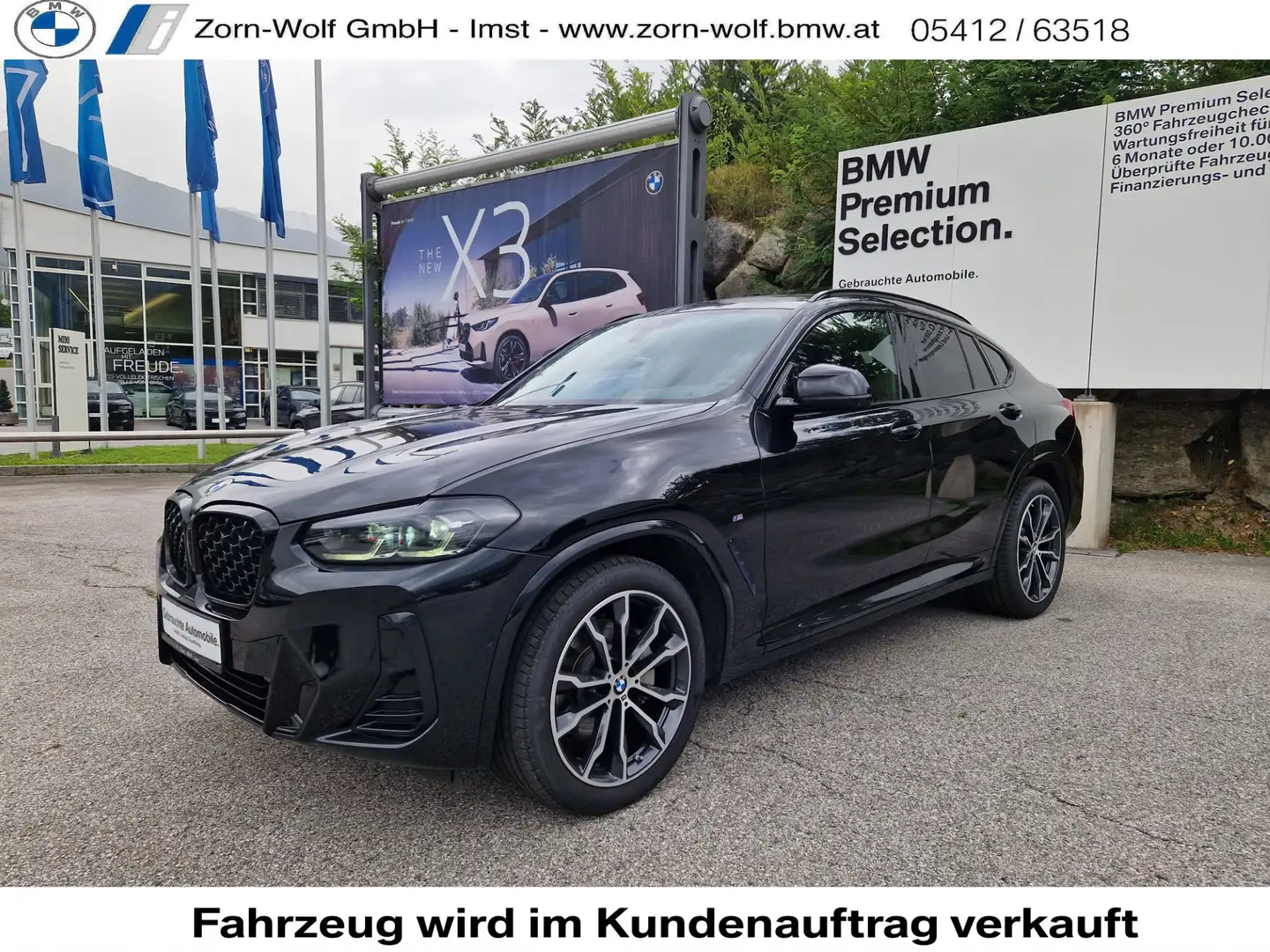 BMW X4 xDrive 30d Schwarz - 1