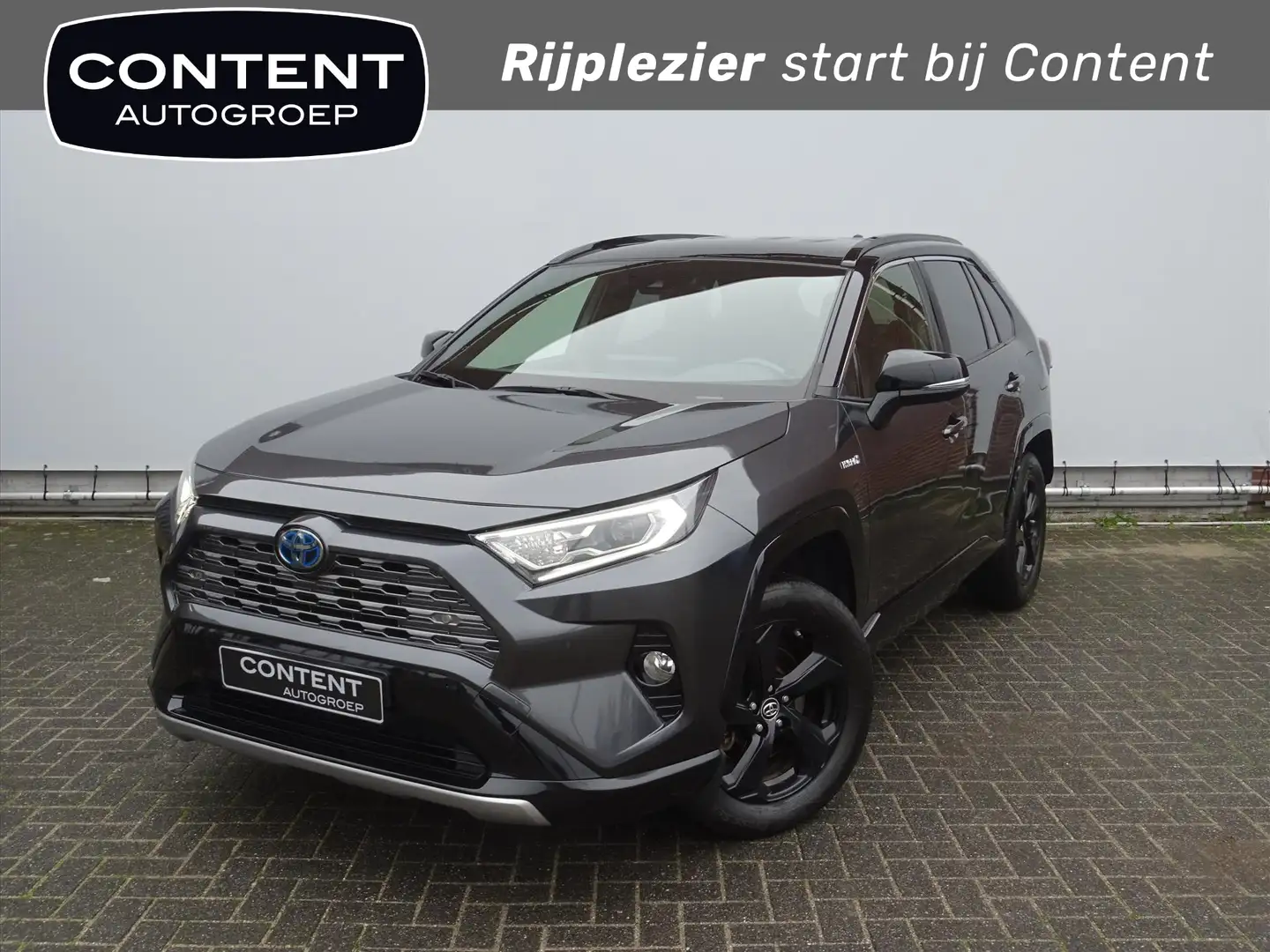 Toyota RAV 4 2.5 Hybrid AWD Bi-Tone 1650kg Trekgewicht Gris - 1