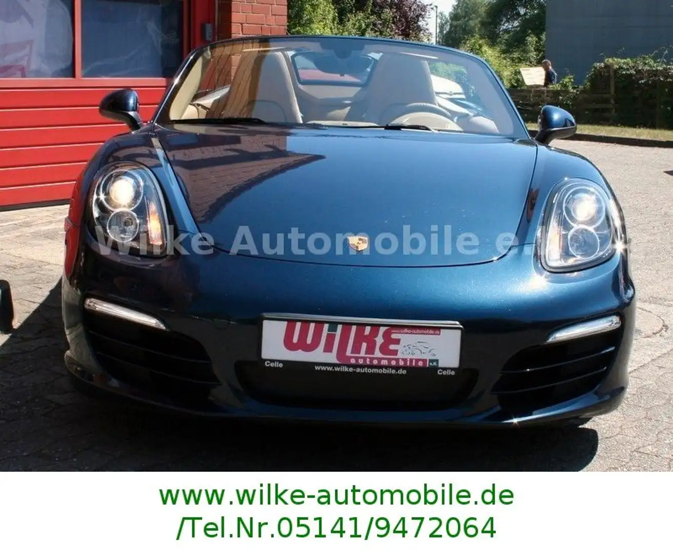 Porsche Boxster +Vollleder+Klappenauspuff+Navi+Sportsitze Bleu - 2