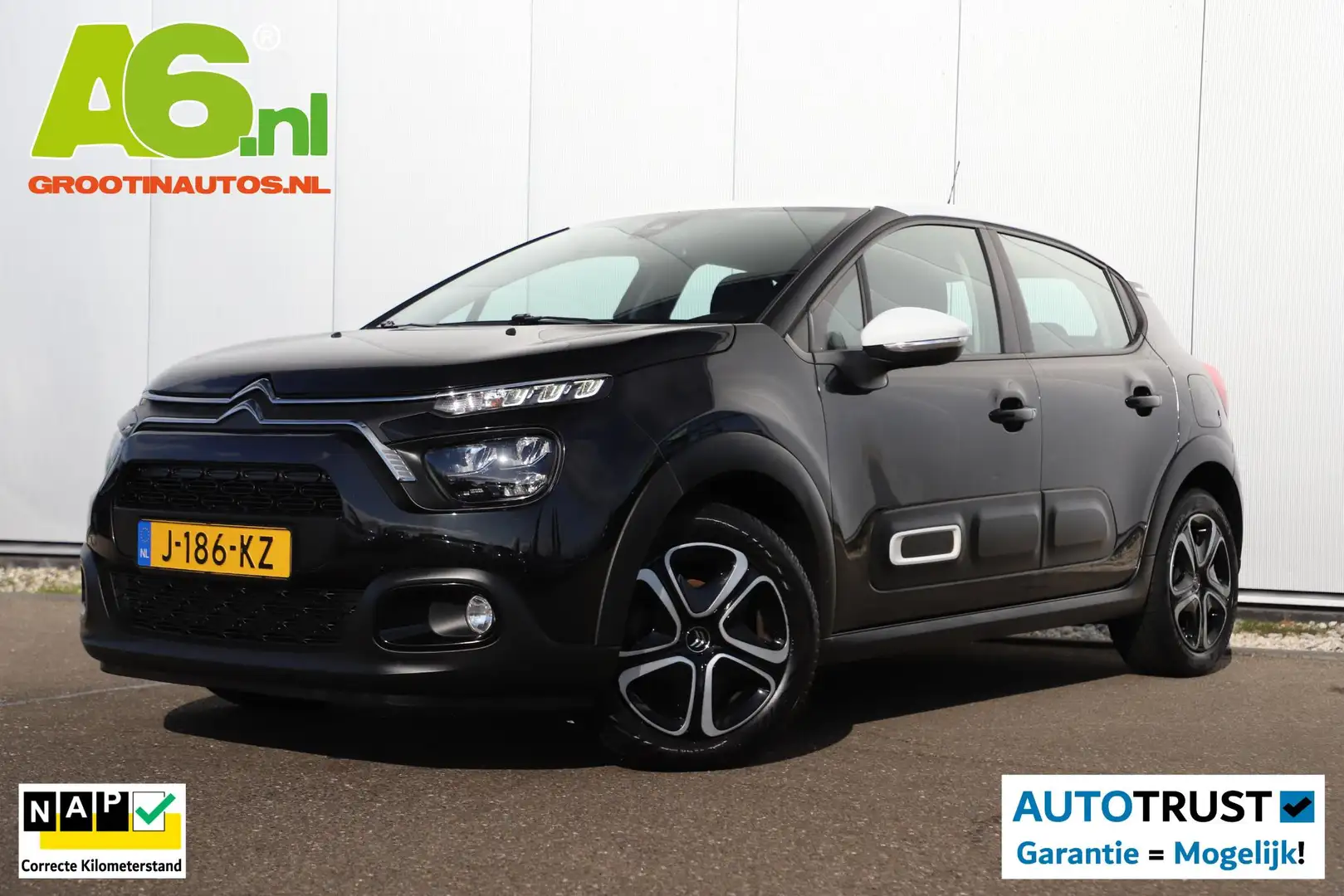 Citroen C3 1.2 PureTech Feel Carplay Android Navigatie Climat Zwart - 1