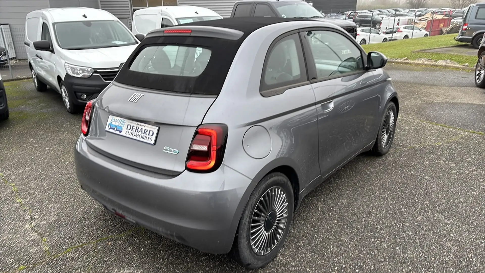 Fiat 500C E 118CH ICONE Gris - 2