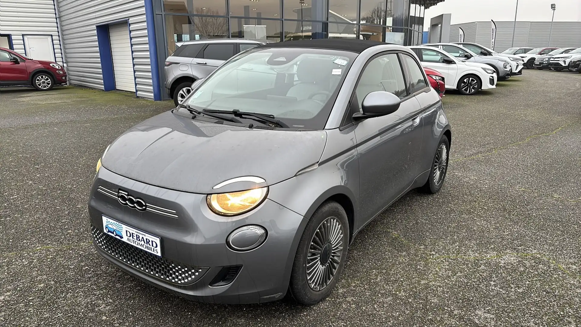Fiat 500C E 118CH ICONE Gris - 1