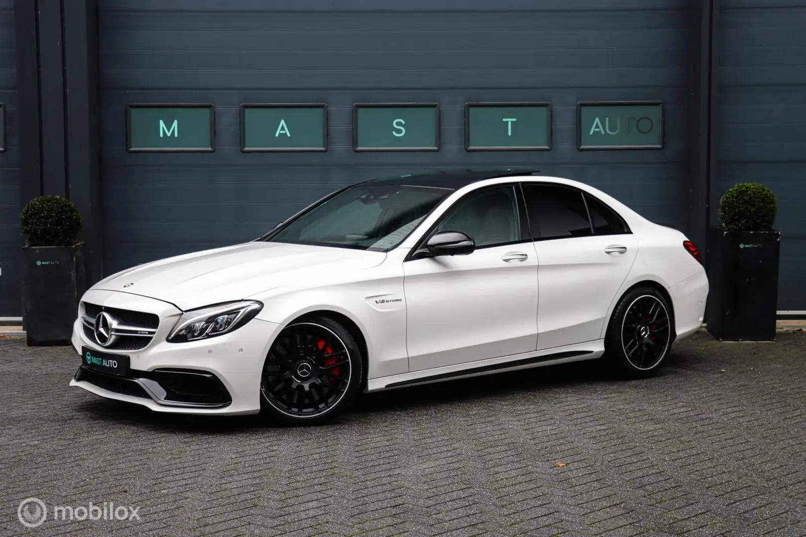Mercedes-Benz C 63 AMG S Edition 1|HUD|Pano|Burmester|Sportuitlaat Blanc - 1