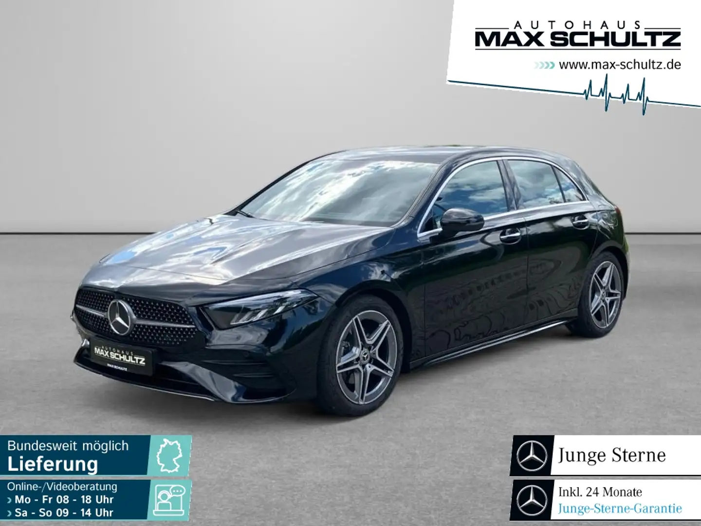 Mercedes-Benz A 200 AMG Line AMG*LED*SpurH*PDC*RFK*AHK Schwarz - 1