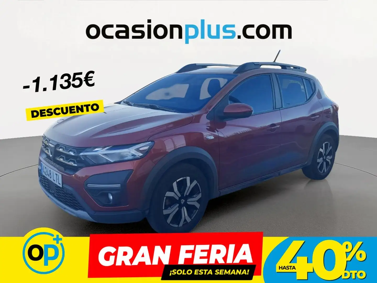Dacia Sandero Stepway TCe Comfort 67kW Rojo - 1