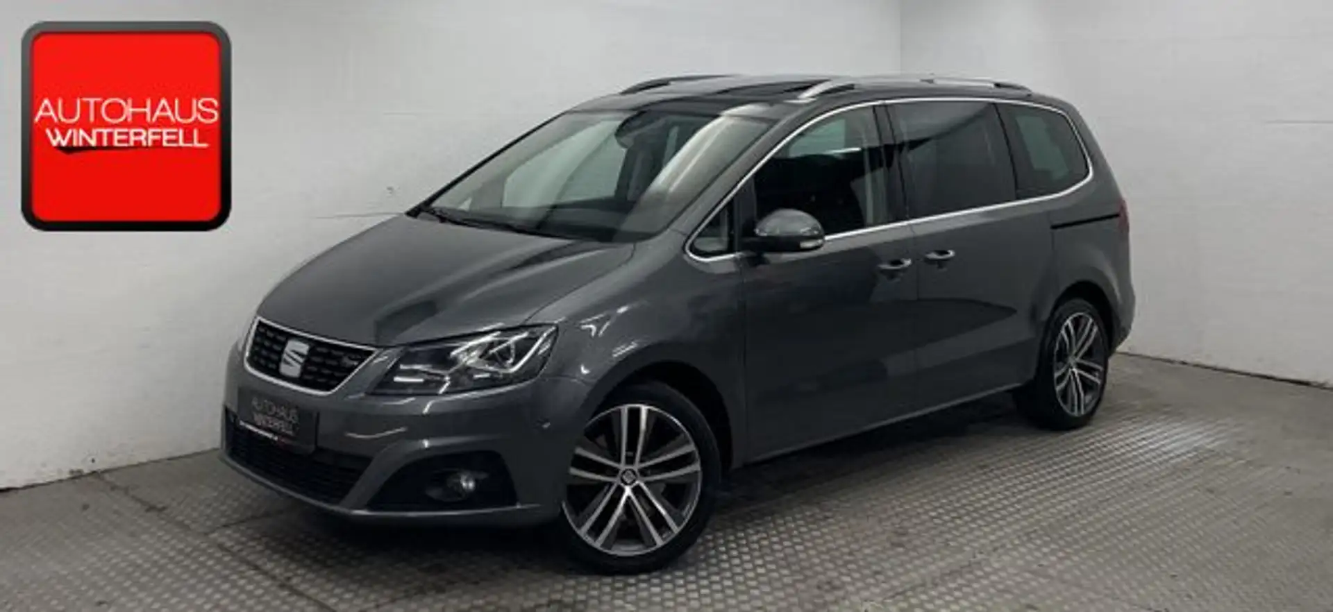 SEAT Alhambra 2.0 TDI FR-LINE 7SITZ+PANO+AHK+STANDHEI Grau - 1