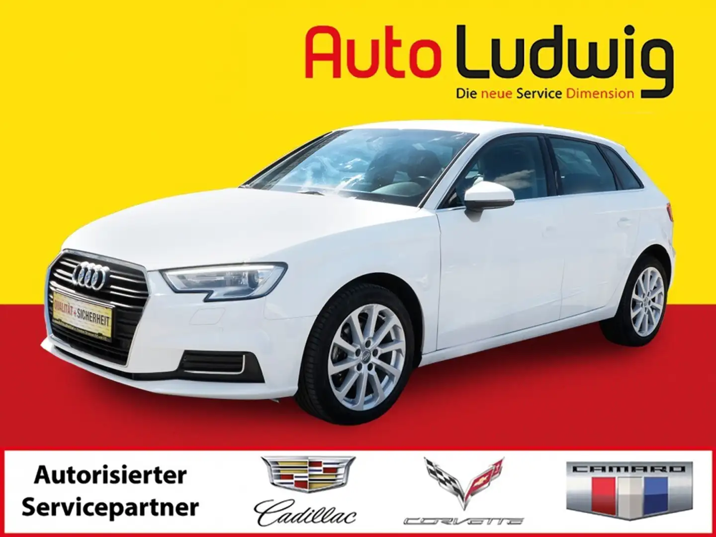 Audi A3 SB 1.6 TDI Intense *XENON*PARK-PILOT*SHZ*TEMPOMAT* Weiß - 1