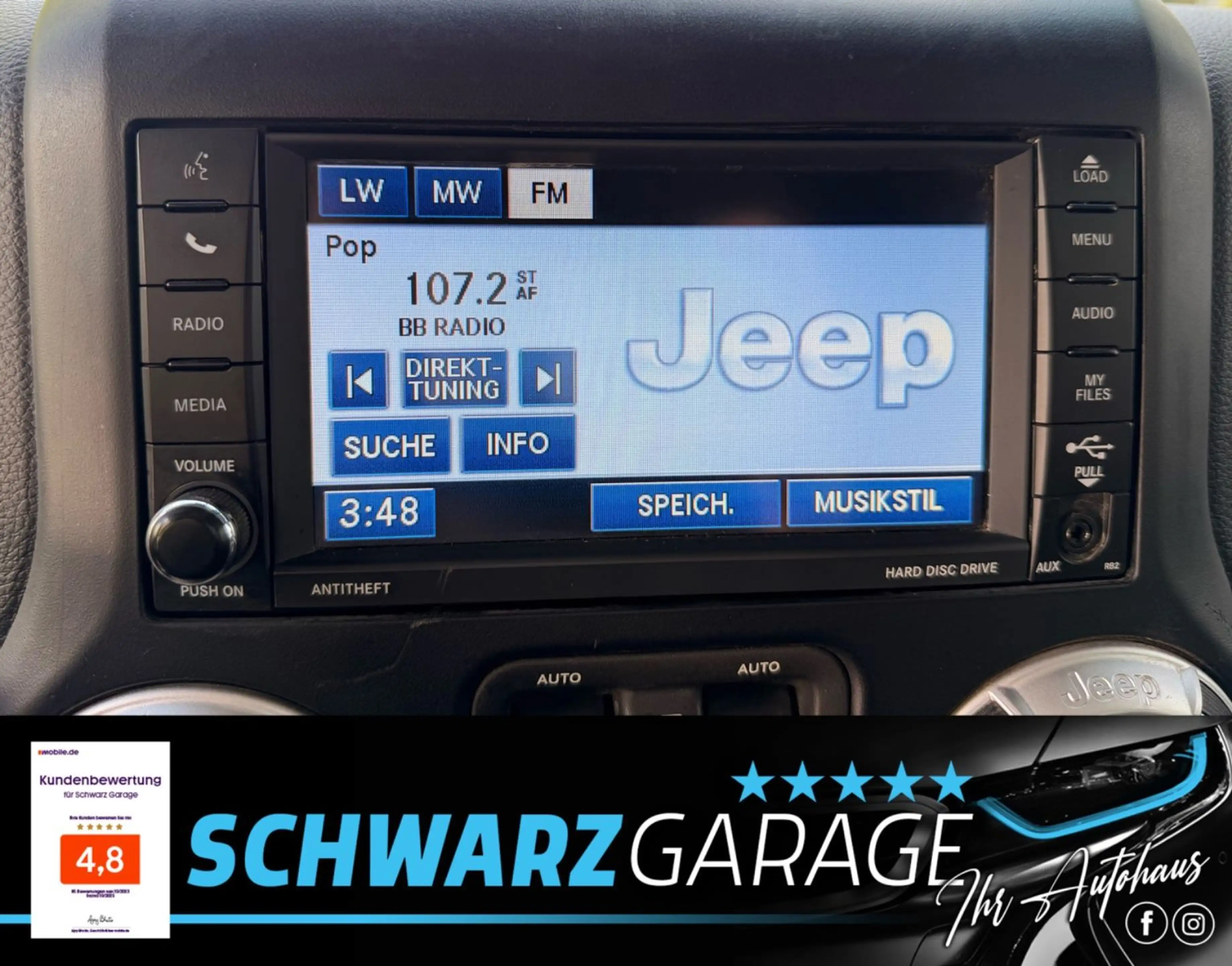 Jeep Wrangler Rubicon 2.8 JK*Standheizung*AHK*Höher* — photo 8