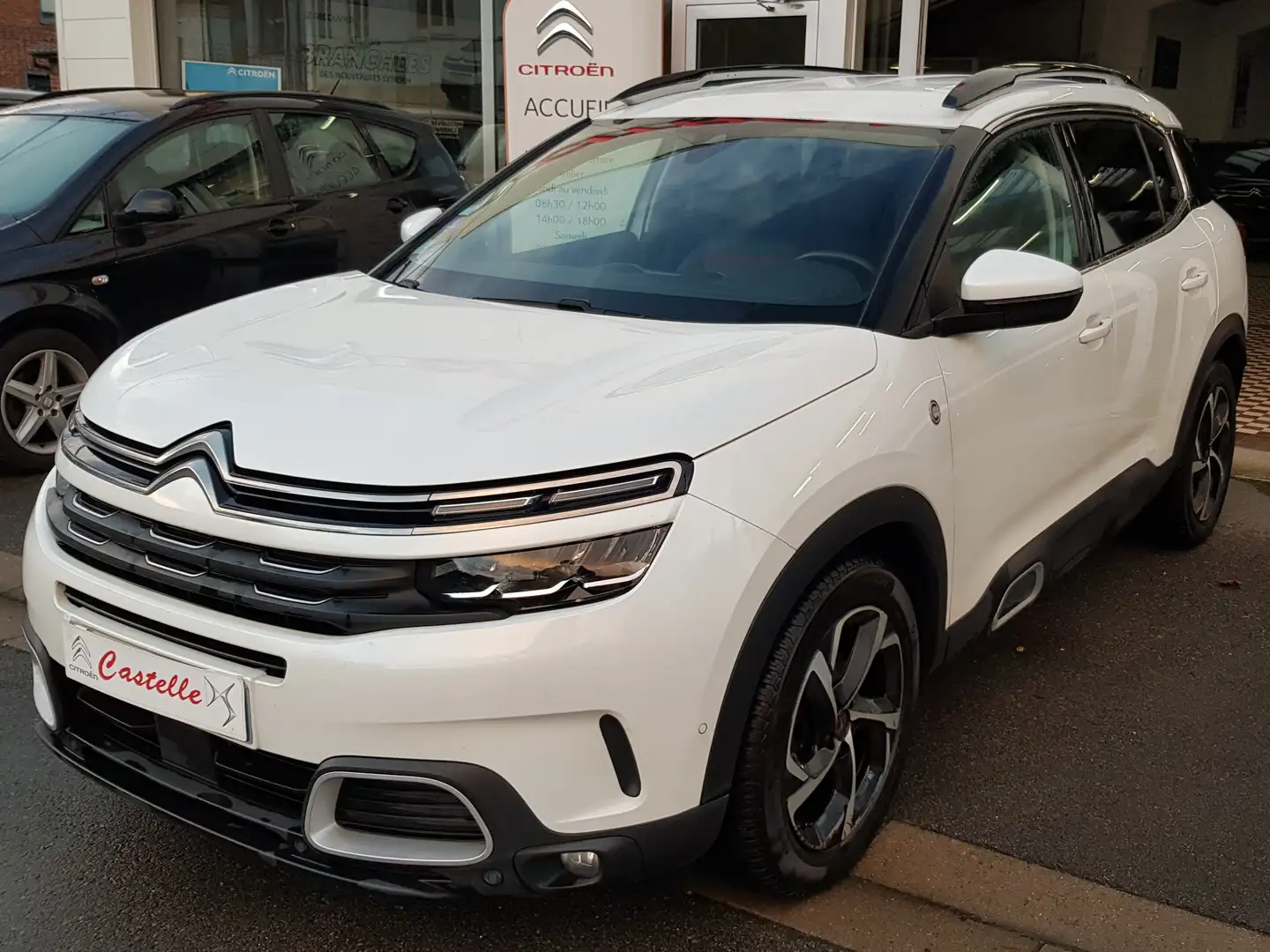 Citroen C5 Aircross 130 CV  automatique 1er main Blanc - 1