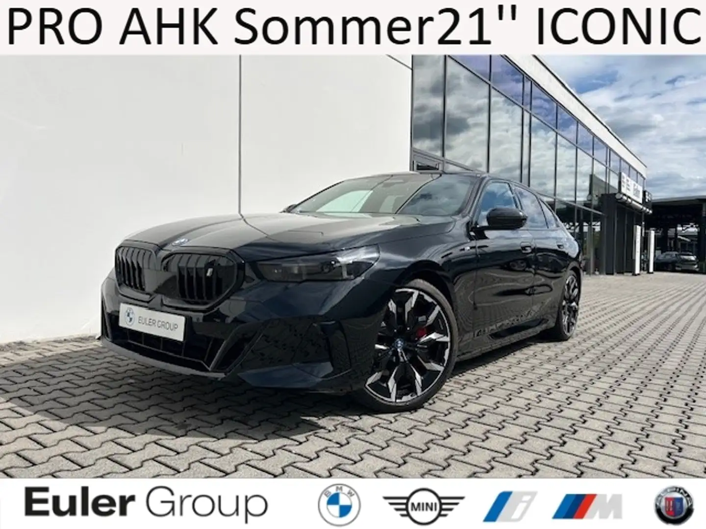 BMW i5 eDrive40 M-Sport PRO AHK Sommer21'' ICONIC B/W Aut Noir - 1