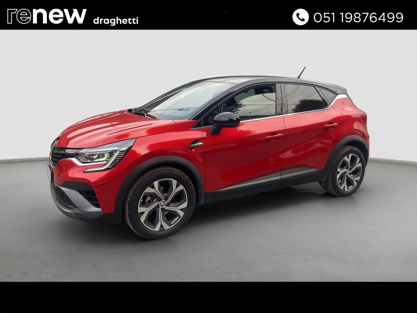 Renault Captur 1.6 E-Tech hybrid RS Line 145cv auto Rood - 1