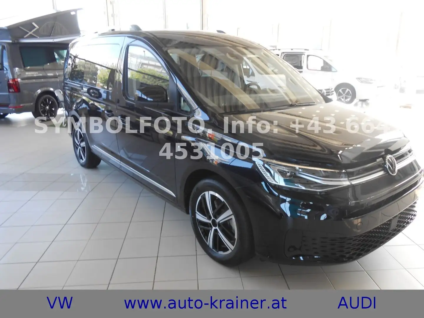 Volkswagen Caddy Dark Label Maxi TDI 4MOTION 7-Sitzer Schwarz - 1