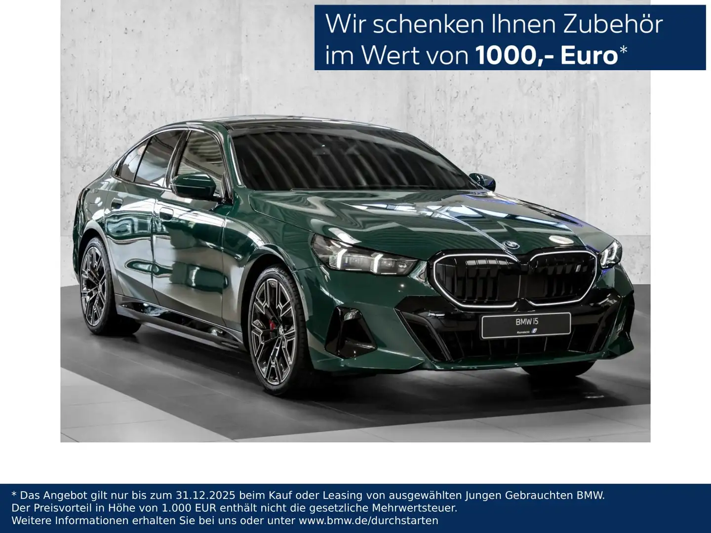 BMW i5 xDrive40 M SPORT PRO INDIVIDUAL AGAVE+HUD+PANO+ACC Verde - 1