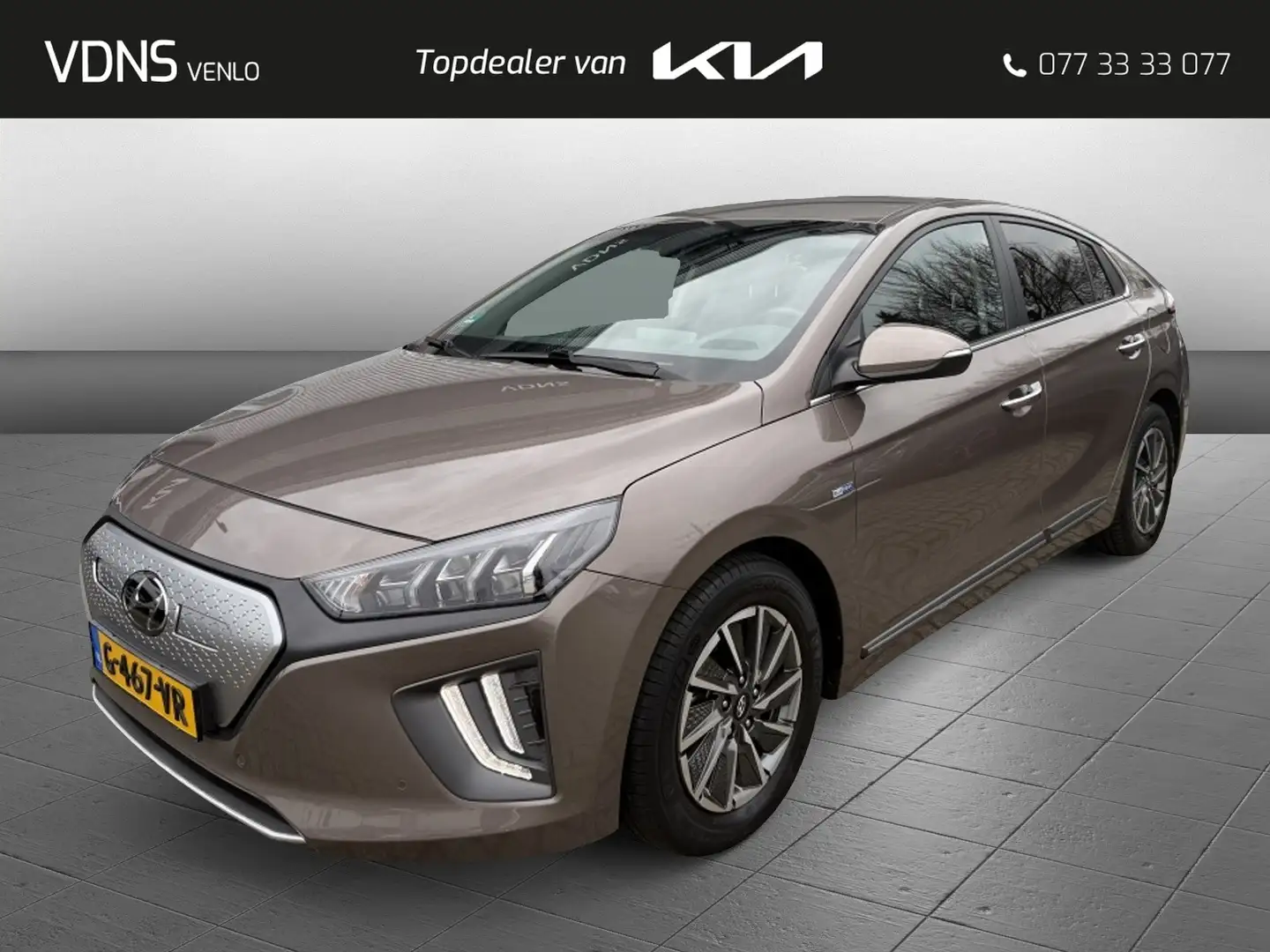 Hyundai IONIQ Premium EV 38 kWh 136PK - MEEST COMPLETE UITVOERIN Bruin - 1