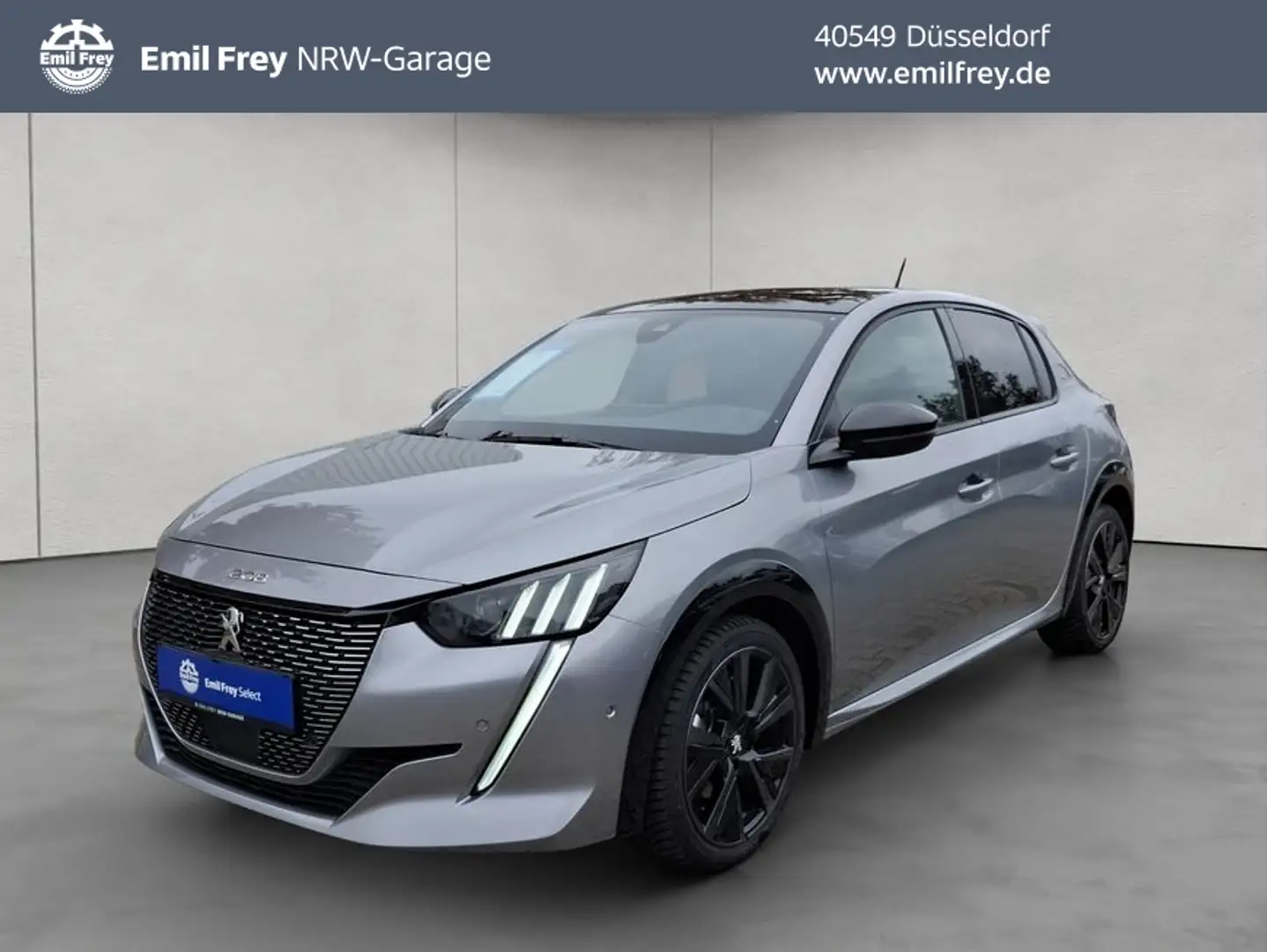 Peugeot 208 100 EAT8 GT PANO+SHZ+KEYLESS+LED+NAVI Silber - 1