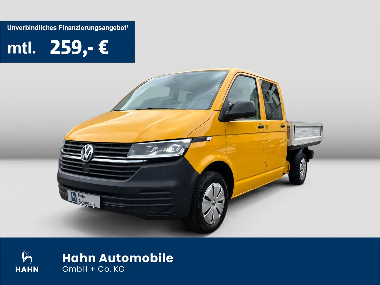 Volkswagen T6 Pritsche T6.1 2.0 TDI Pritsche Doppelkabine L Geel - 1
